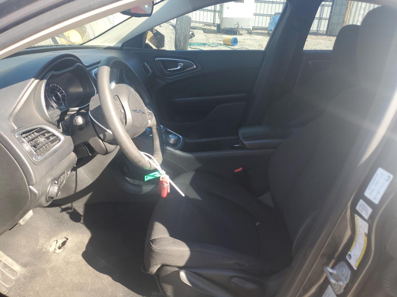 2015 Chrysler 200 VIN 1C3CCCABXFN754075 Copart auction photo, front end / side damage thumbnail 7