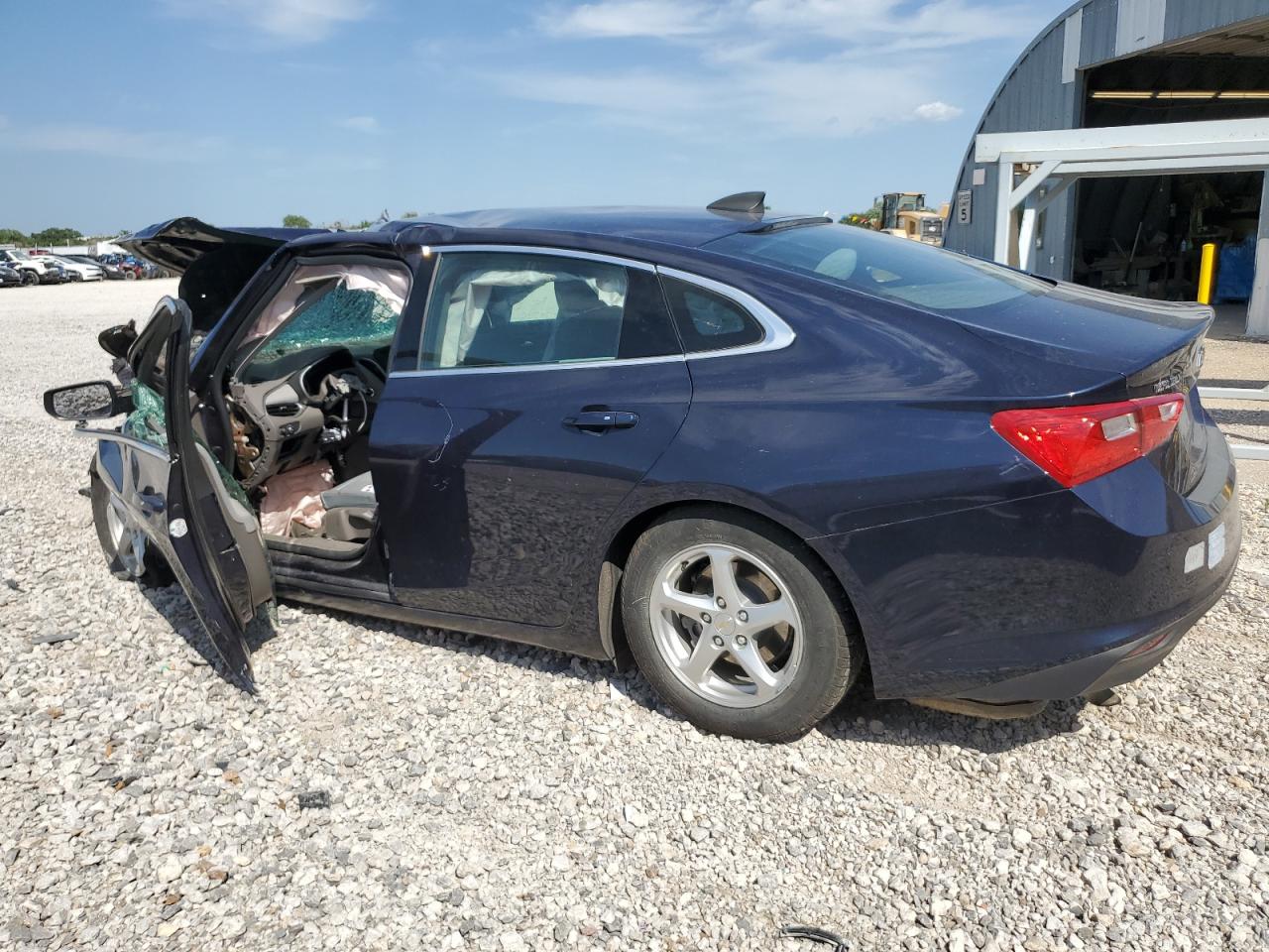 2016 Chevrolet Malibu VIN 1G1ZB5ST5GF297921 Copart auction photo, front end / top/roof damage thumbnail 2