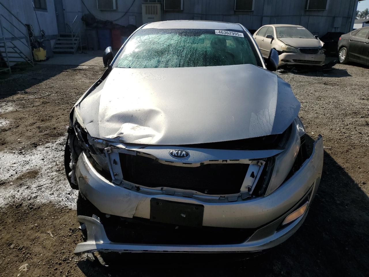 2015 KIA Optima VIN 5XXGM4A76FG355770 Copart auction photo, front end / rear end damage thumbnail 5
