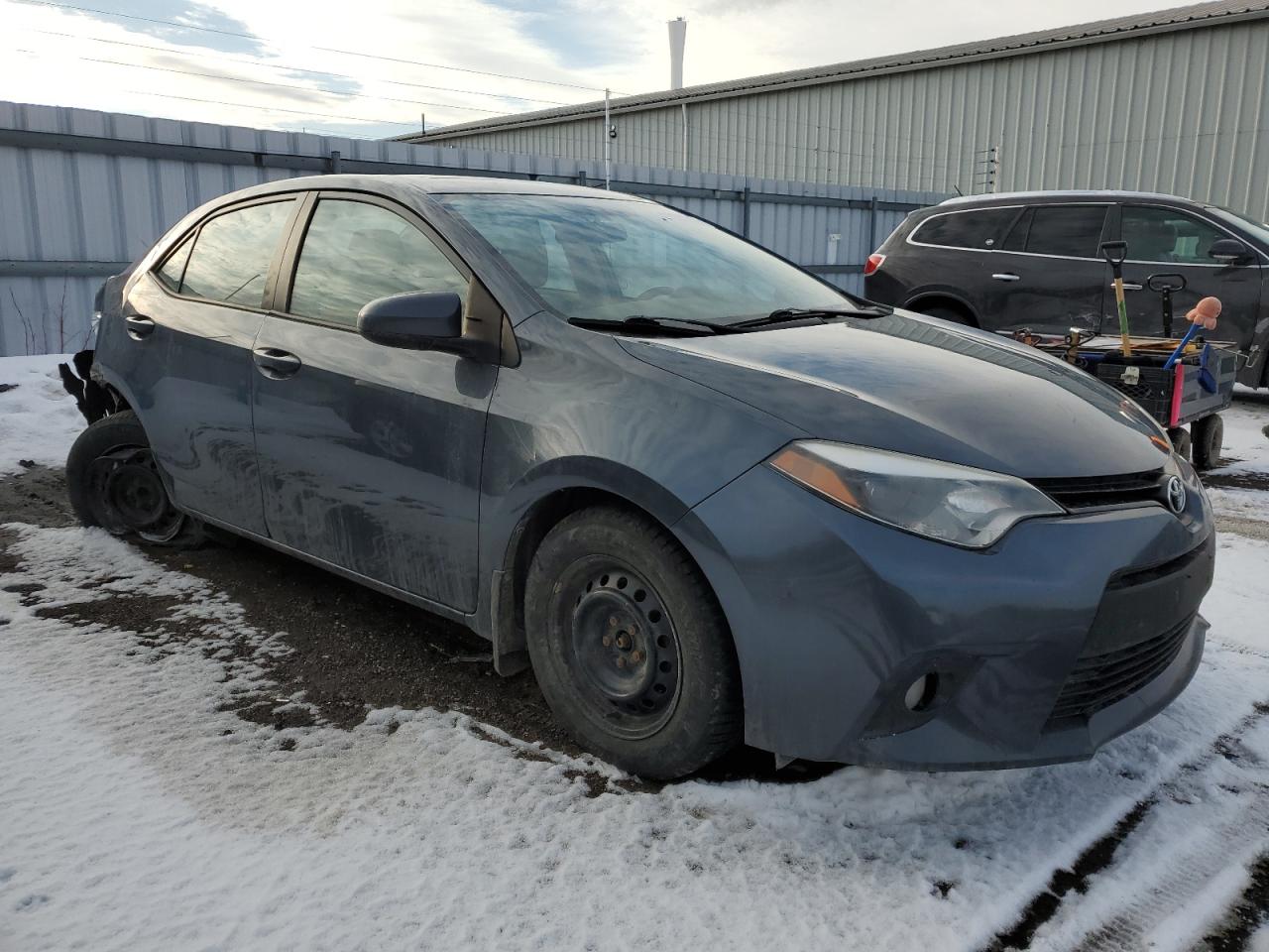 2014 Toyota Corolla VIN 2T1BURHE5EC058314 Copart auction photo, rear end / undercarriage damage thumbnail 4