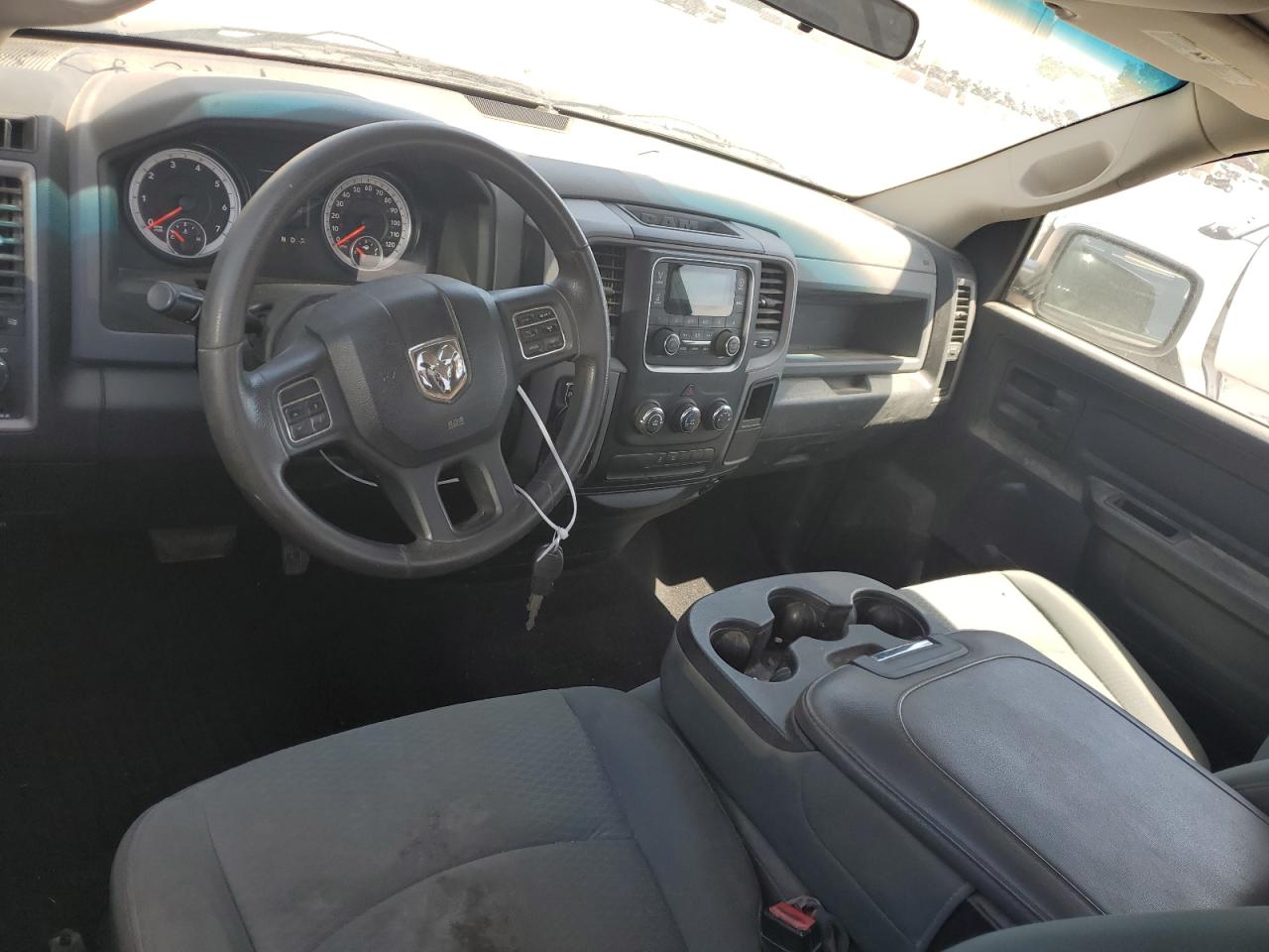 2014 RAM 1500 VIN 3C6JR7DG0EG148928 Copart auction photo, rear end damage thumbnail 8