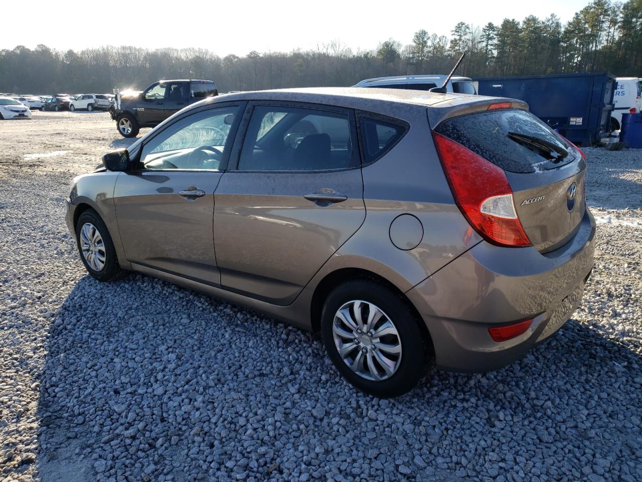 2013 Hyundai Accent VIN KMHCT5AE1DU107158 Copart auction photo, front end damage thumbnail 2