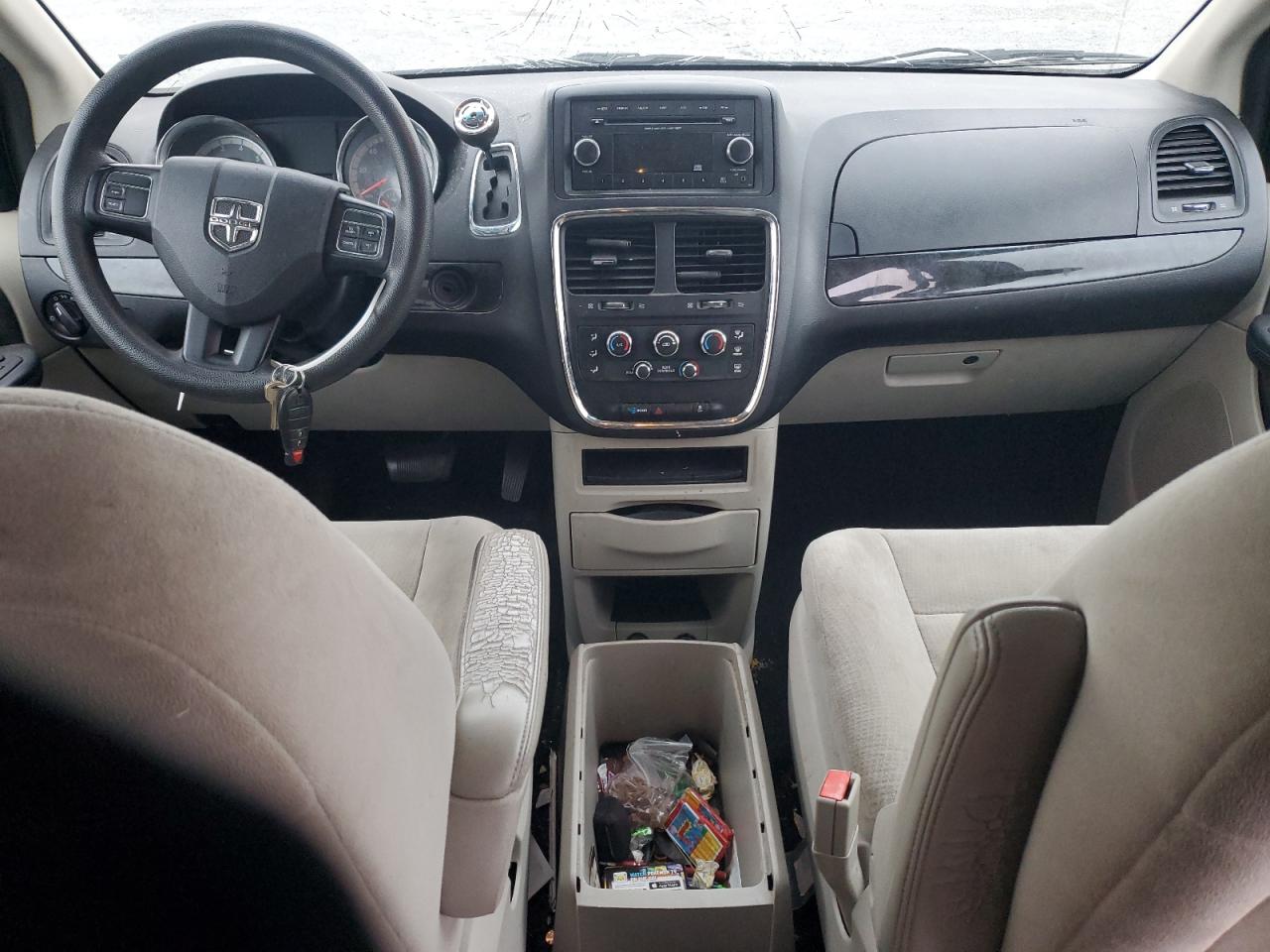 2014 Dodge Caravan VIN 2C4RDGBG9ER443615 Copart auction photo, front end damage thumbnail 8