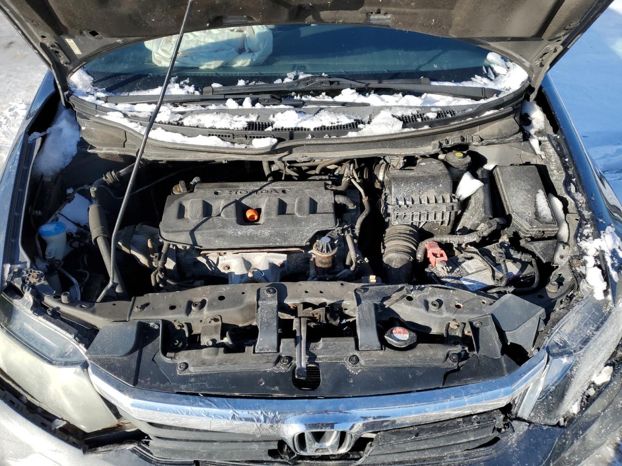 2012 Honda Civic VIN 2HGFB2F97CH553042 Copart auction photo, front end damage thumbnail 11