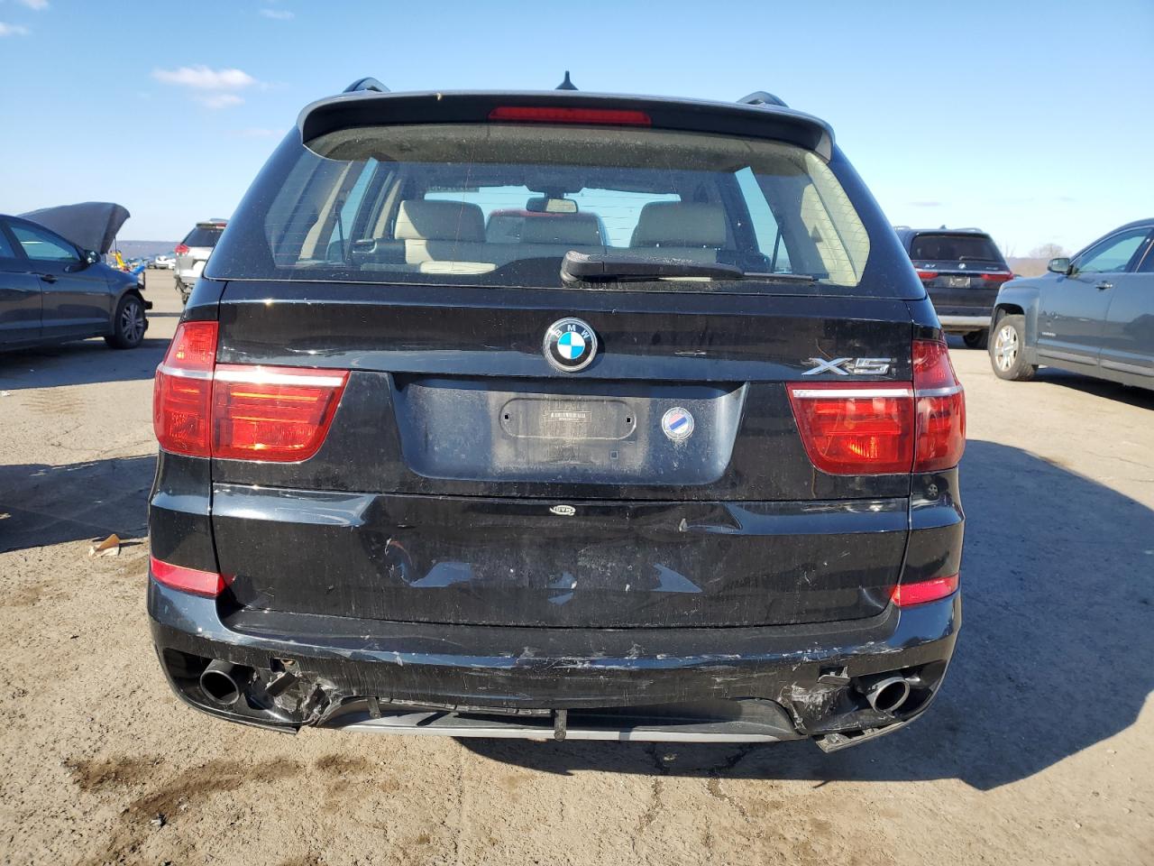 2013 BMW X5 VIN 5UXZV4C52D0E07168 Copart auction photo, rear end damage thumbnail 6