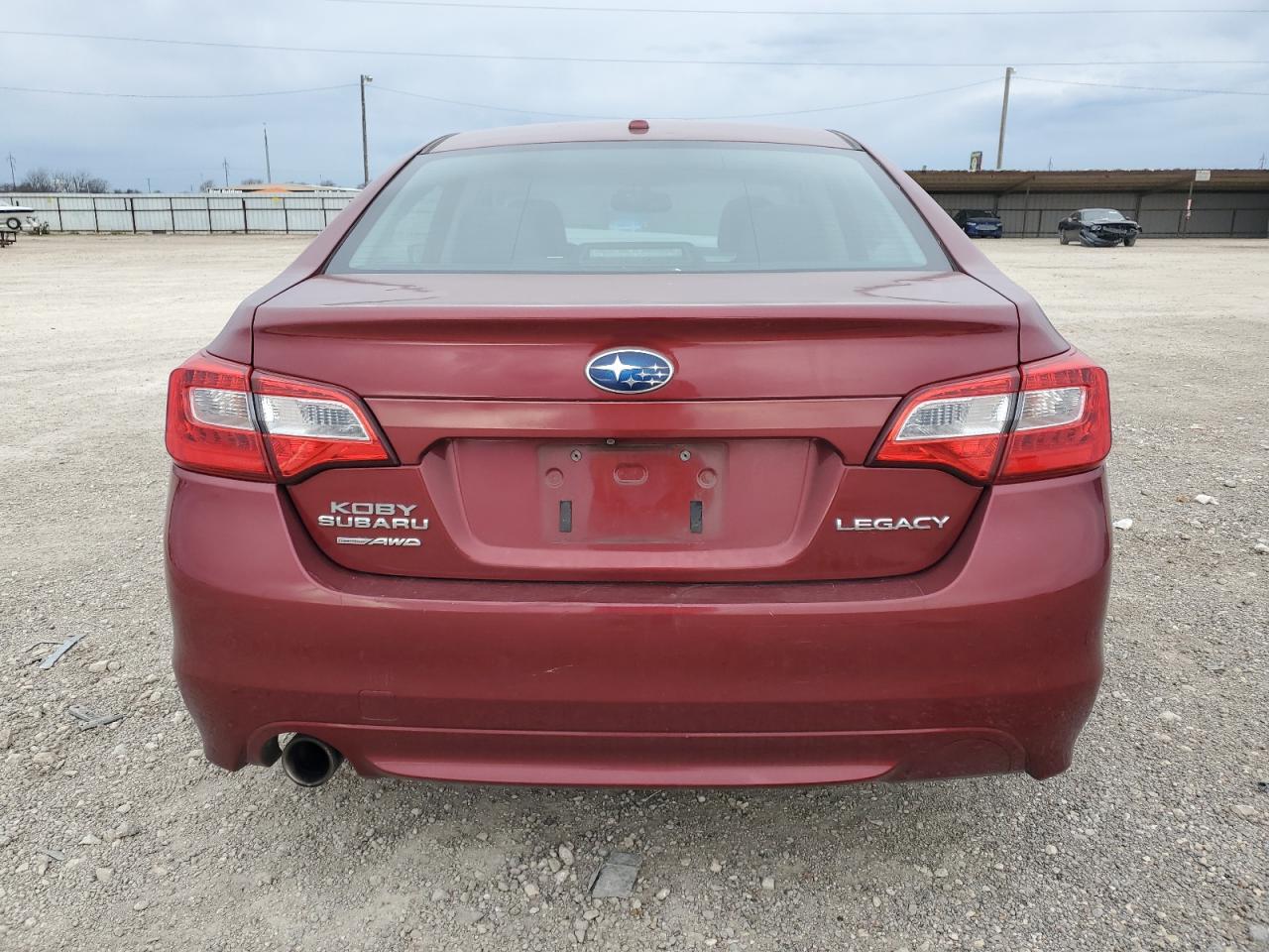 2015 Subaru Legacy VIN 4S3BNBL60F3004949 Copart auction photo, front end damage thumbnail 6