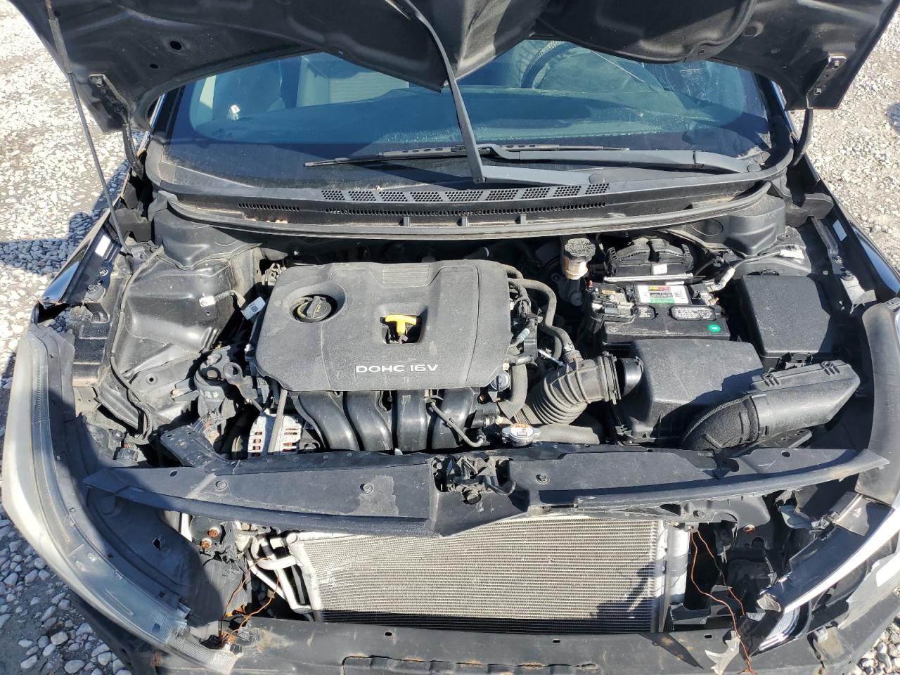 2018 KIA Forte VIN 3KPFL4A74JE200716 Copart auction photo, front end / side damage thumbnail 11