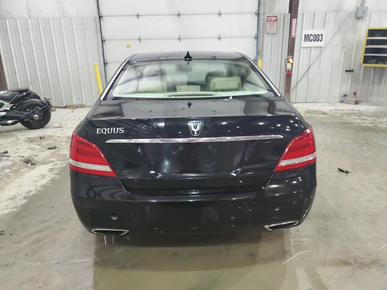 2014 Hyundai Equus VIN KMHGH4JH1EU074140 Copart auction photo, vandalism damage thumbnail 6