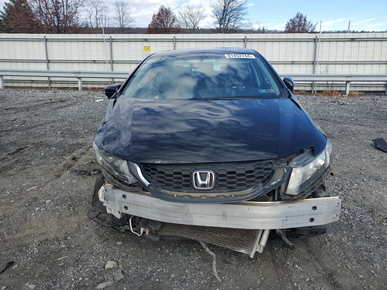 2015 Honda Civic VIN 19XFB2F74FE289033 Copart auction photo, undercarriage / front end damage thumbnail 5
