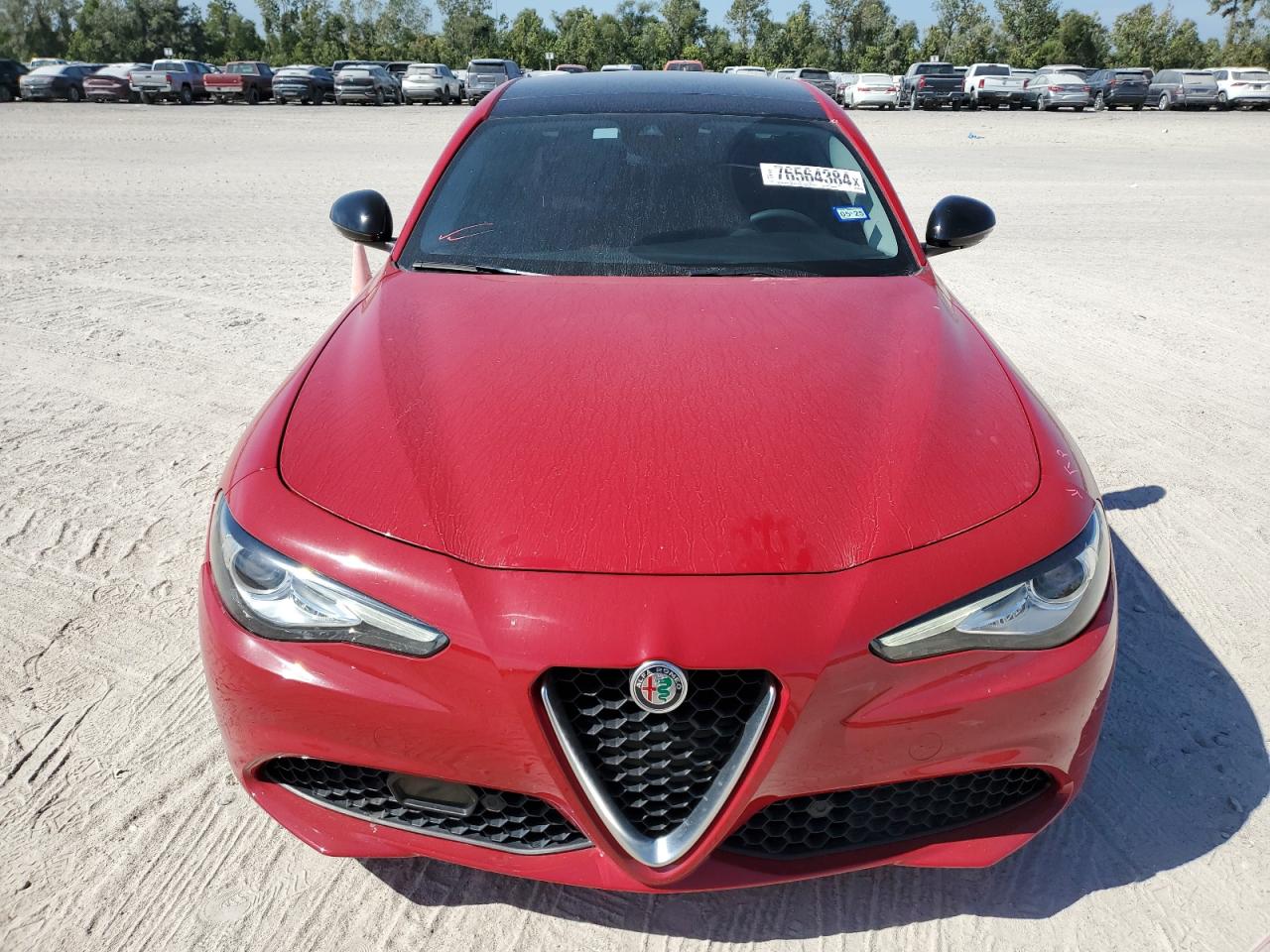 2017 Alfa Romeo Giulia VIN ZARFAEBN5H7536786 Copart auction photo, rear end damage thumbnail 5