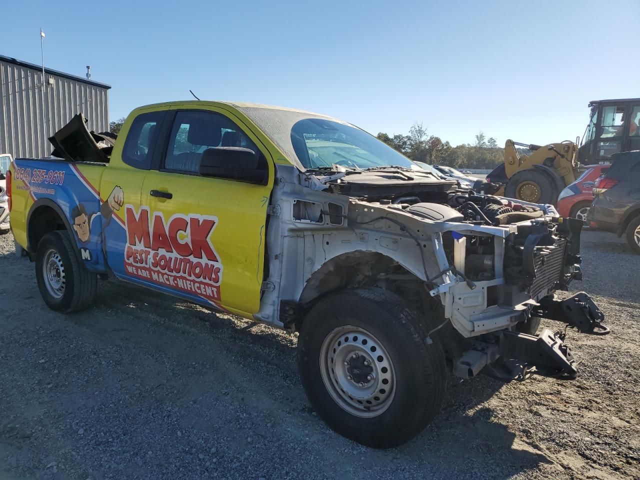 2022 Ford Ranger VIN 1FTER1FH7NLD41464 Copart auction photo, front end / minor dent/scratches damage thumbnail 4