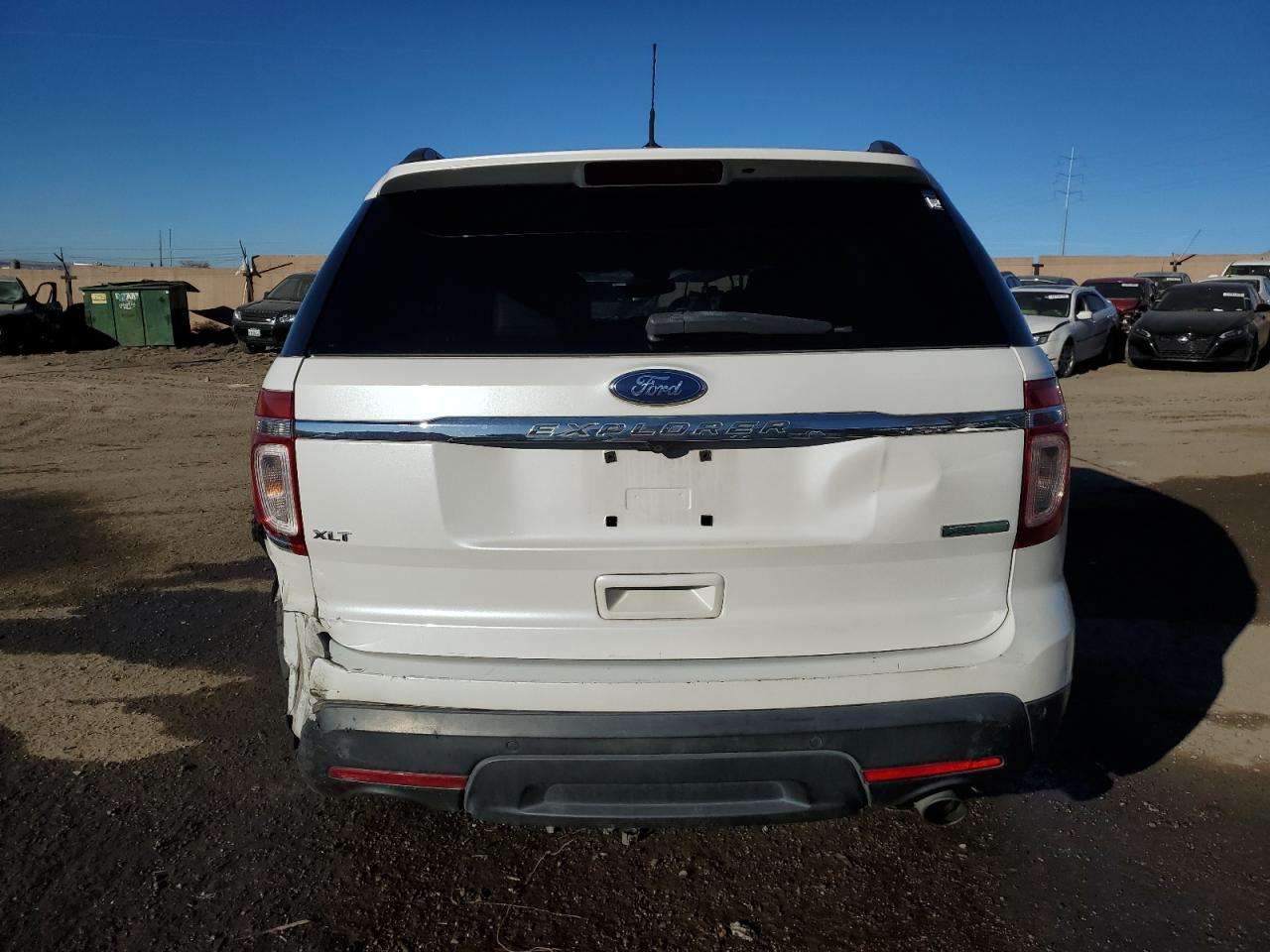 2012 Ford Explorer VIN 1FMHK7D99CGA83627 Copart auction photo, rear end / side damage thumbnail 6