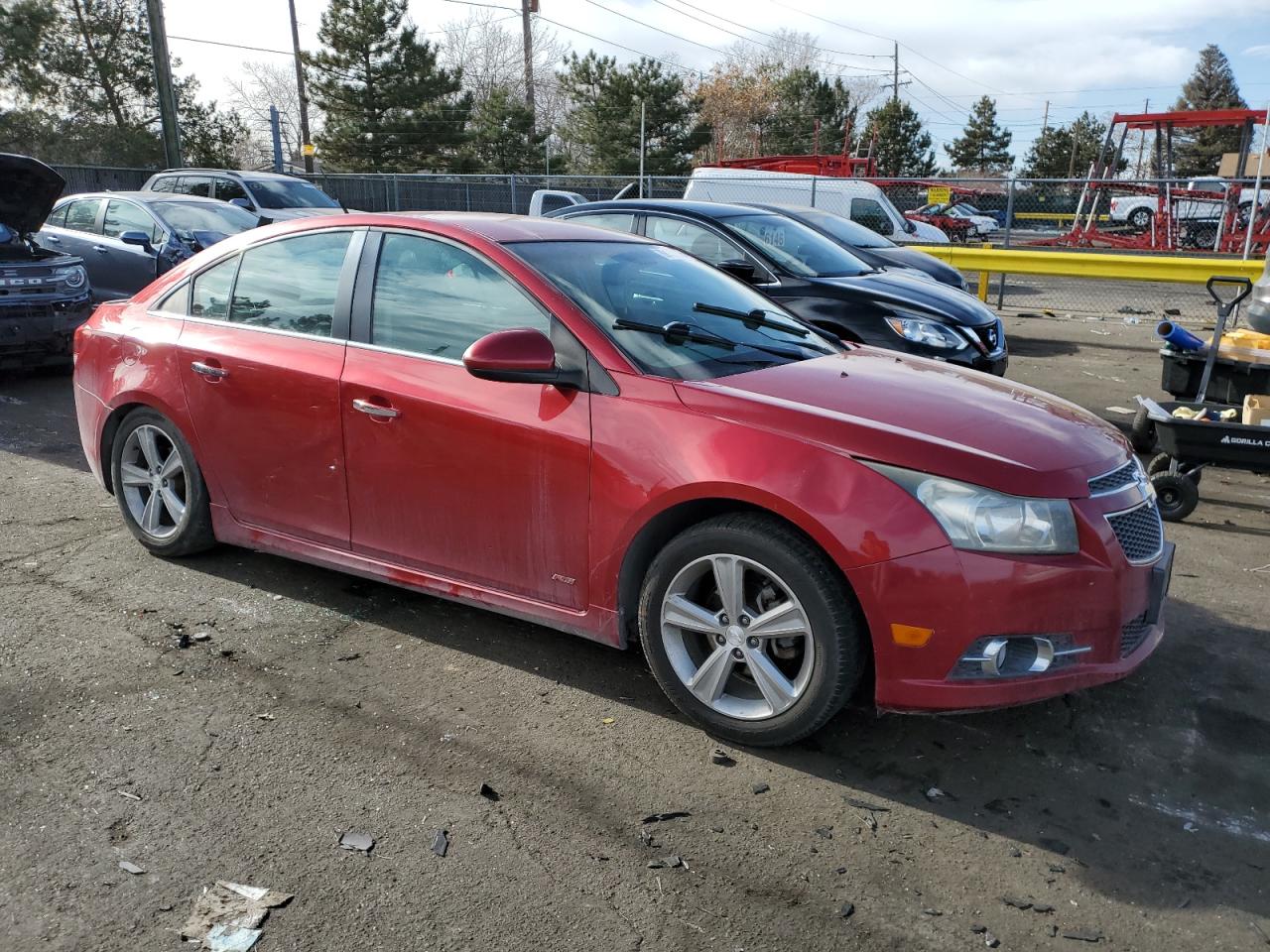 2012 Chevrolet Cruze VIN 1G1PG5SC9C7295103 Copart auction photo, side damage thumbnail 4