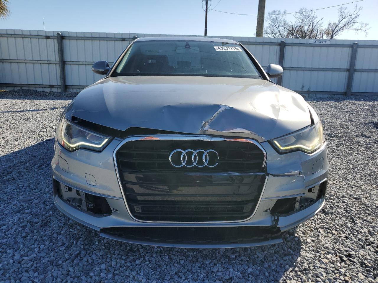 2015 Audi A6 VIN WAUFGAFCXFN014719 Copart auction photo, front end damage thumbnail 5