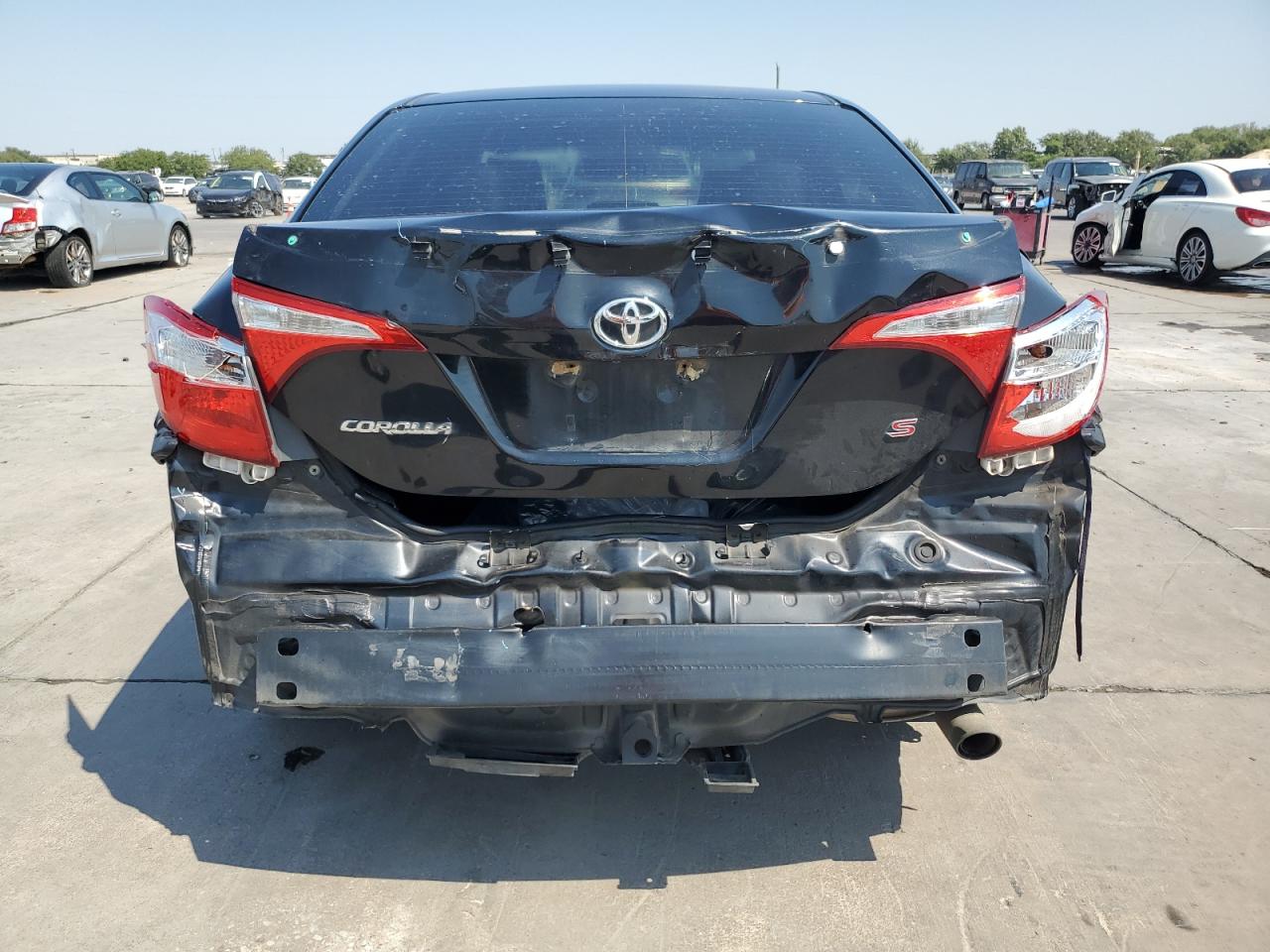 2015 Toyota Corolla VIN 5YFBURHE1FP268295 Copart auction photo, rear end damage thumbnail 6