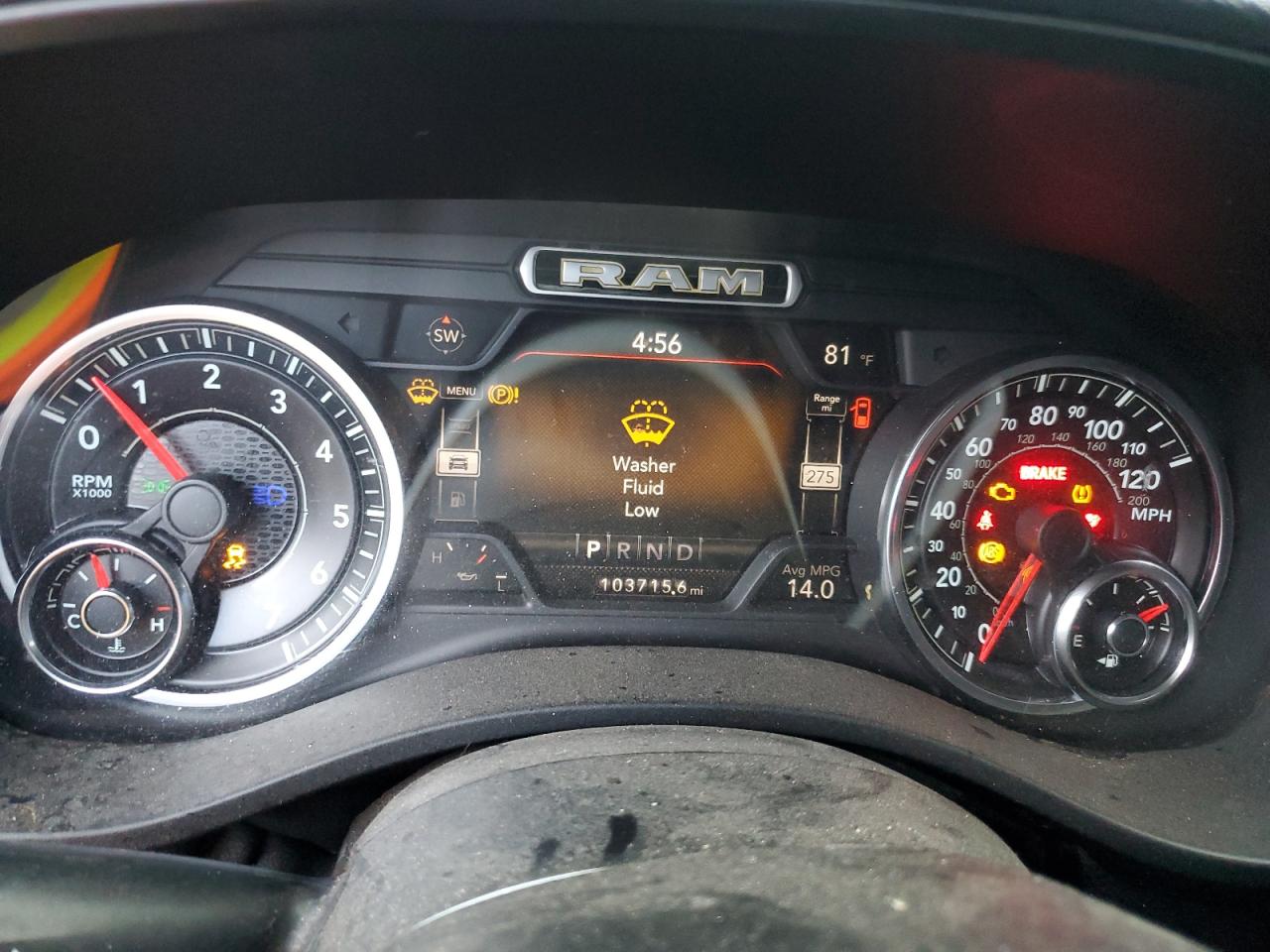 2020 RAM 1500 VIN 1C6RREFT6LN138829 Copart auction photo, front end / side damage thumbnail 9