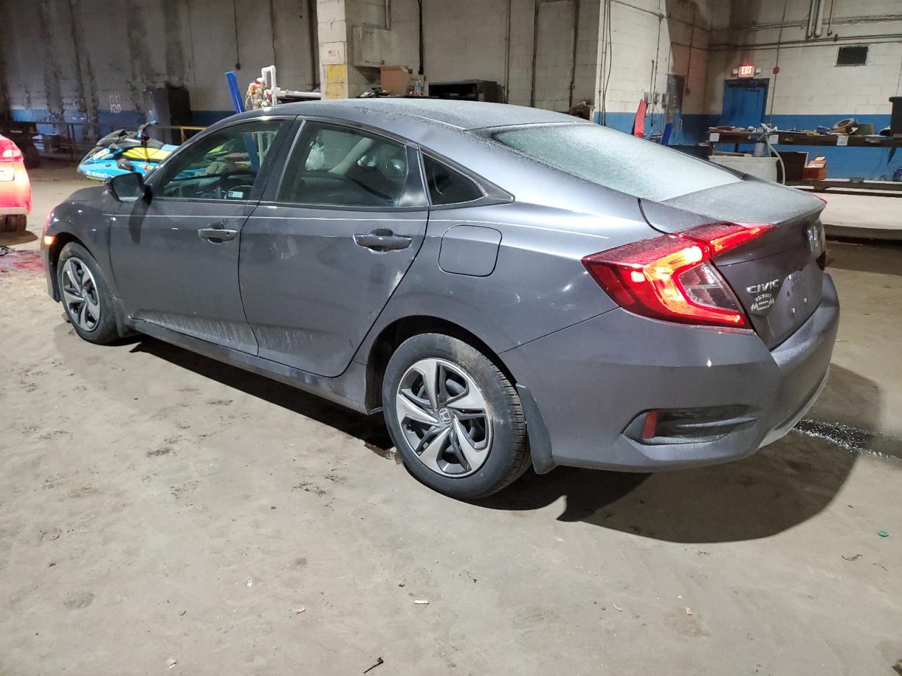 2020 Honda Civic VIN 2HGFC2F67LH531979 Copart auction photo, side / front end damage thumbnail 2