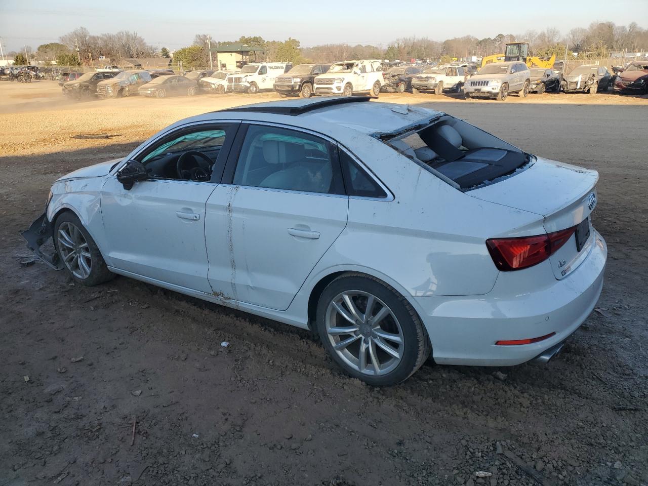 2015 Audi A3 VIN WAUAJGFF5F1045361 Copart auction photo, rollover damage thumbnail 2