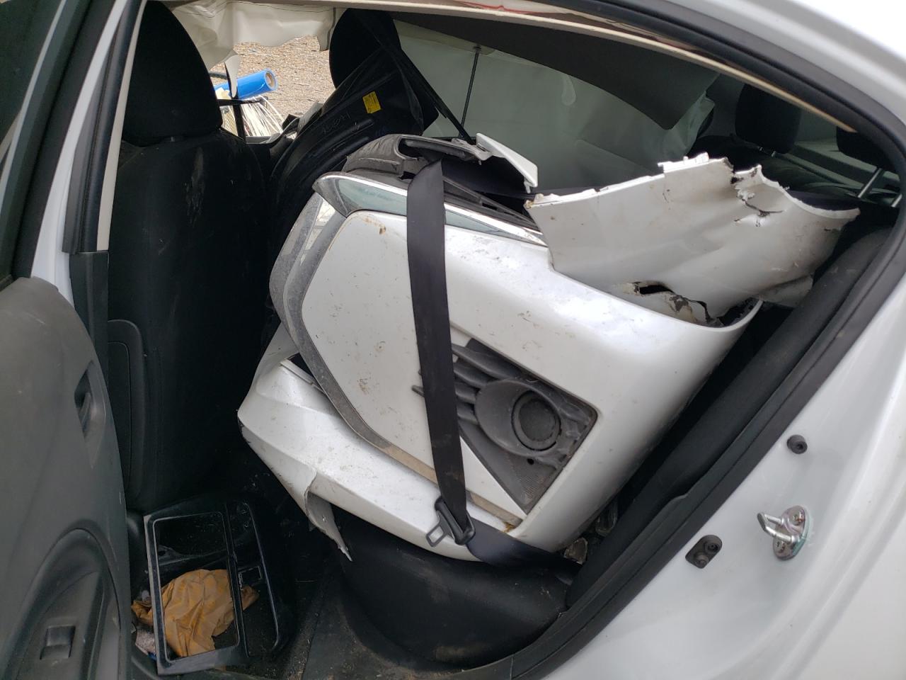 2022 Mitsubishi Mirage VIN ML32FUFJ5NHF01057 Copart auction photo, all over damage thumbnail 6