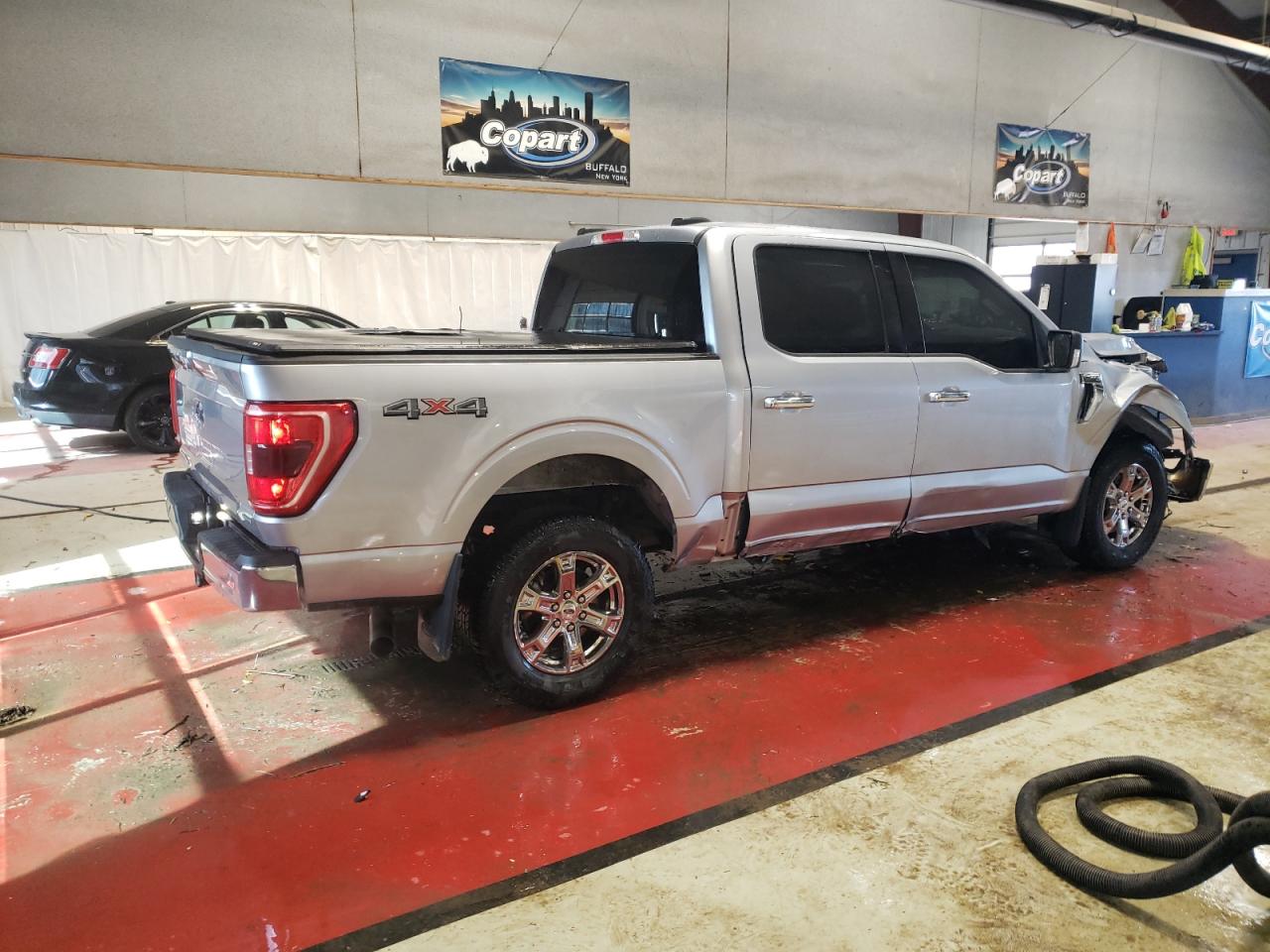 2021 Ford F-150 VIN 1FTEW1EP7MFC86240 Copart auction photo, front end damage thumbnail 3