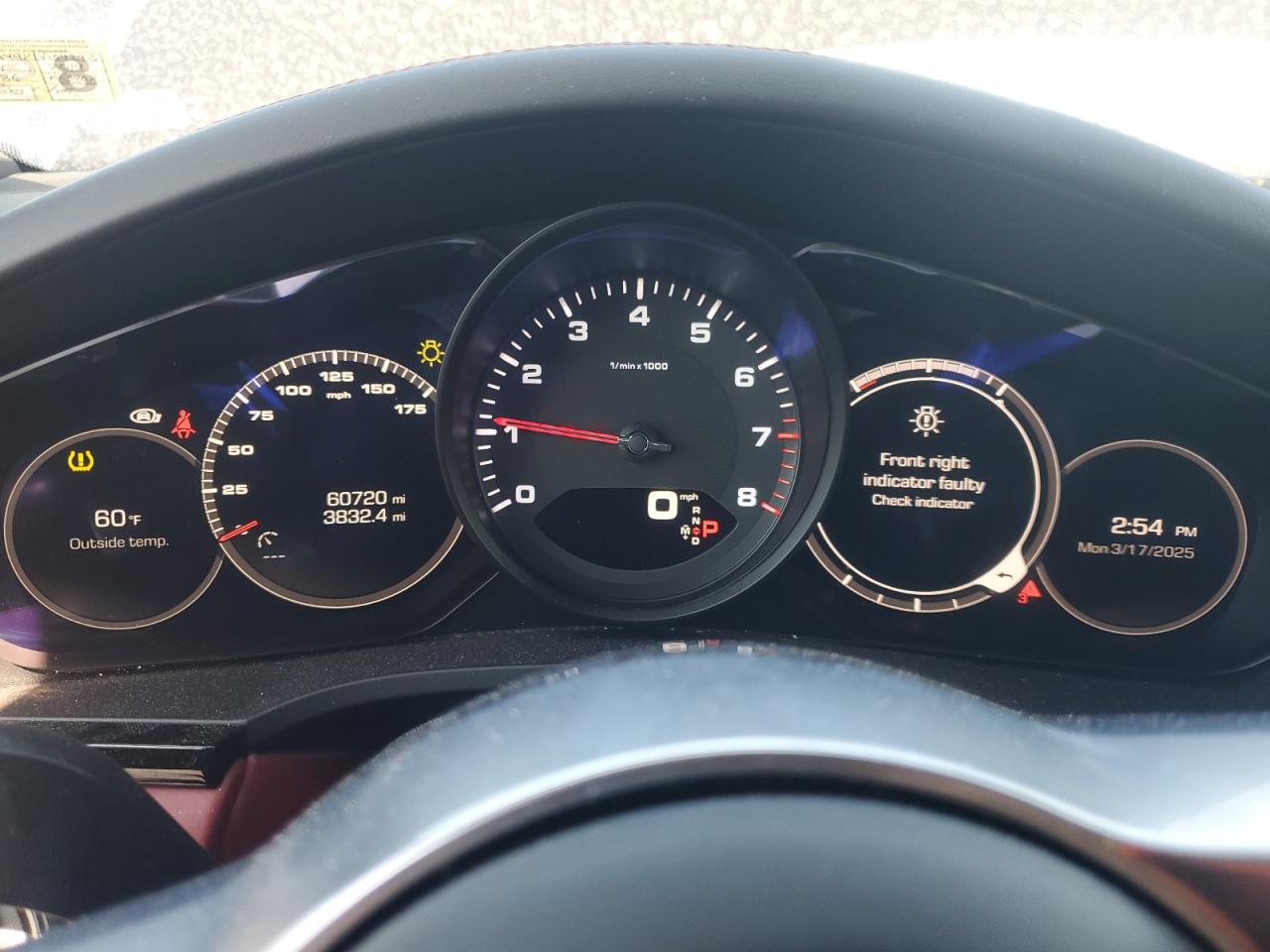 2019 Porsche Cayenne VIN WP1AA2AY9KDA04298 Copart auction photo, front end / minor dent/scratches damage thumbnail 9