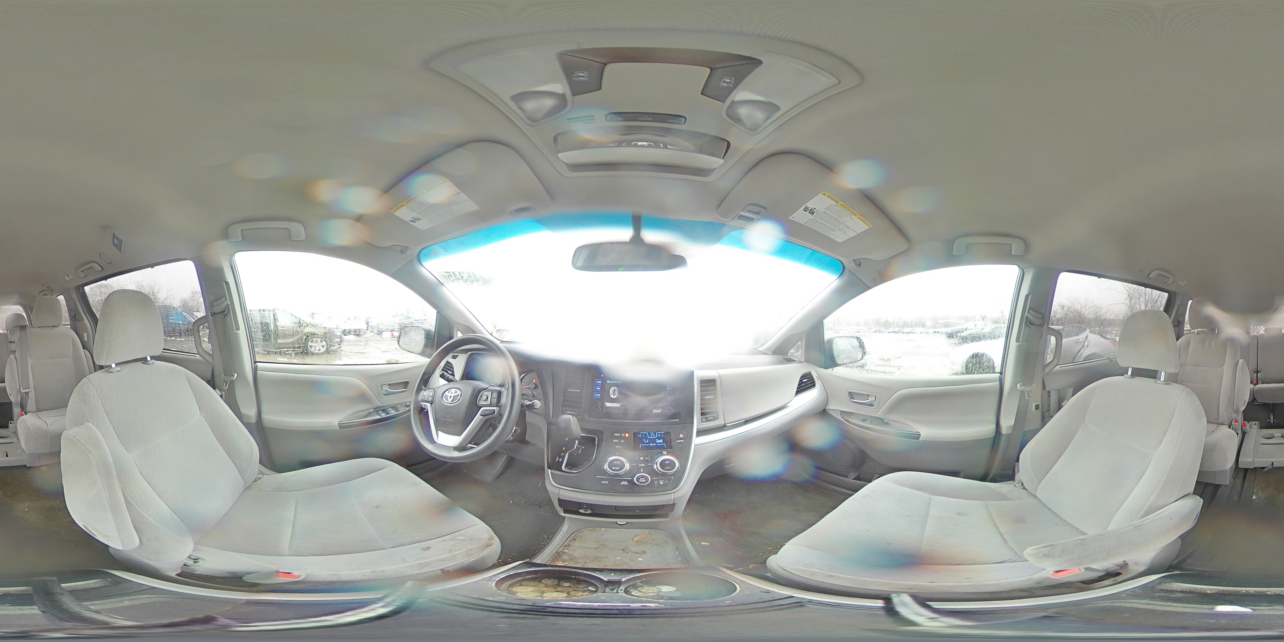 2017 Toyota Sienna VIN 5TDKZ3DC9HS868088 Copart auction photo, front end damage thumbnail 14