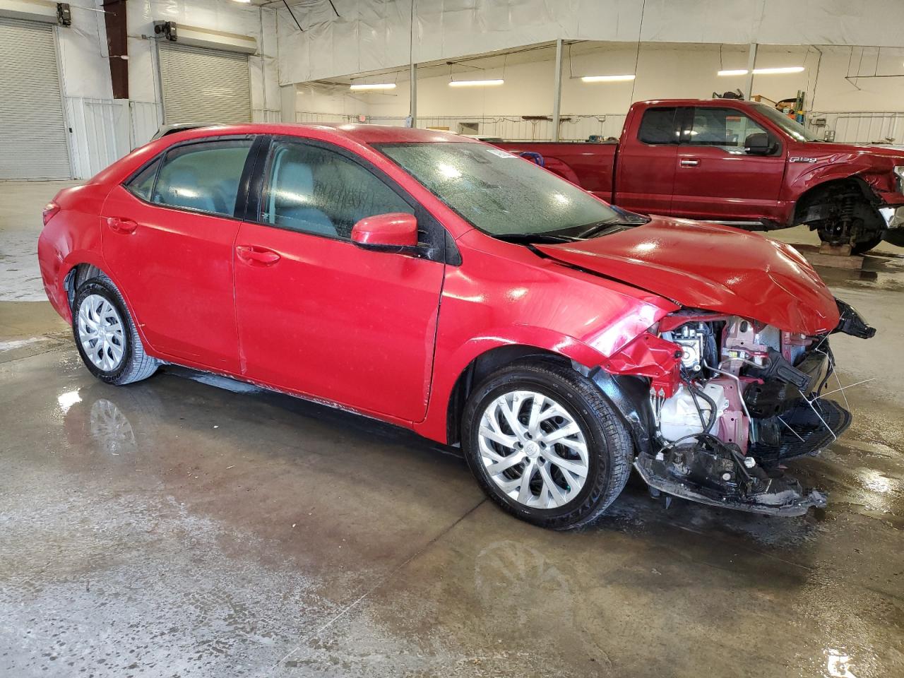2017 Toyota Corolla VIN 5YFBURHE2HP722900 Copart auction photo, front end damage thumbnail 4