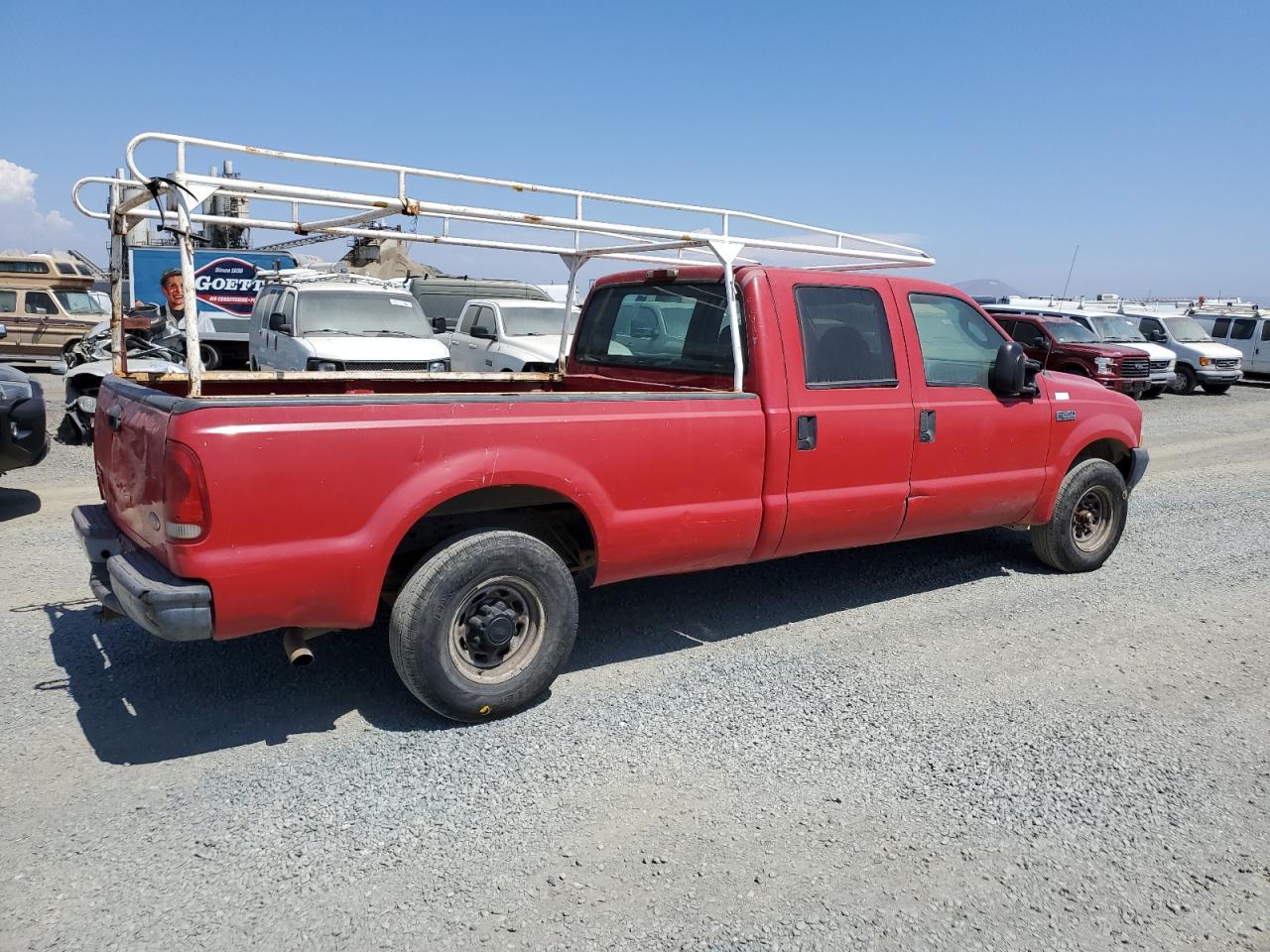 2004 Ford F250 VIN 1FTNW20L84ED28818 Copart auction photo, normal wear damage thumbnail 3