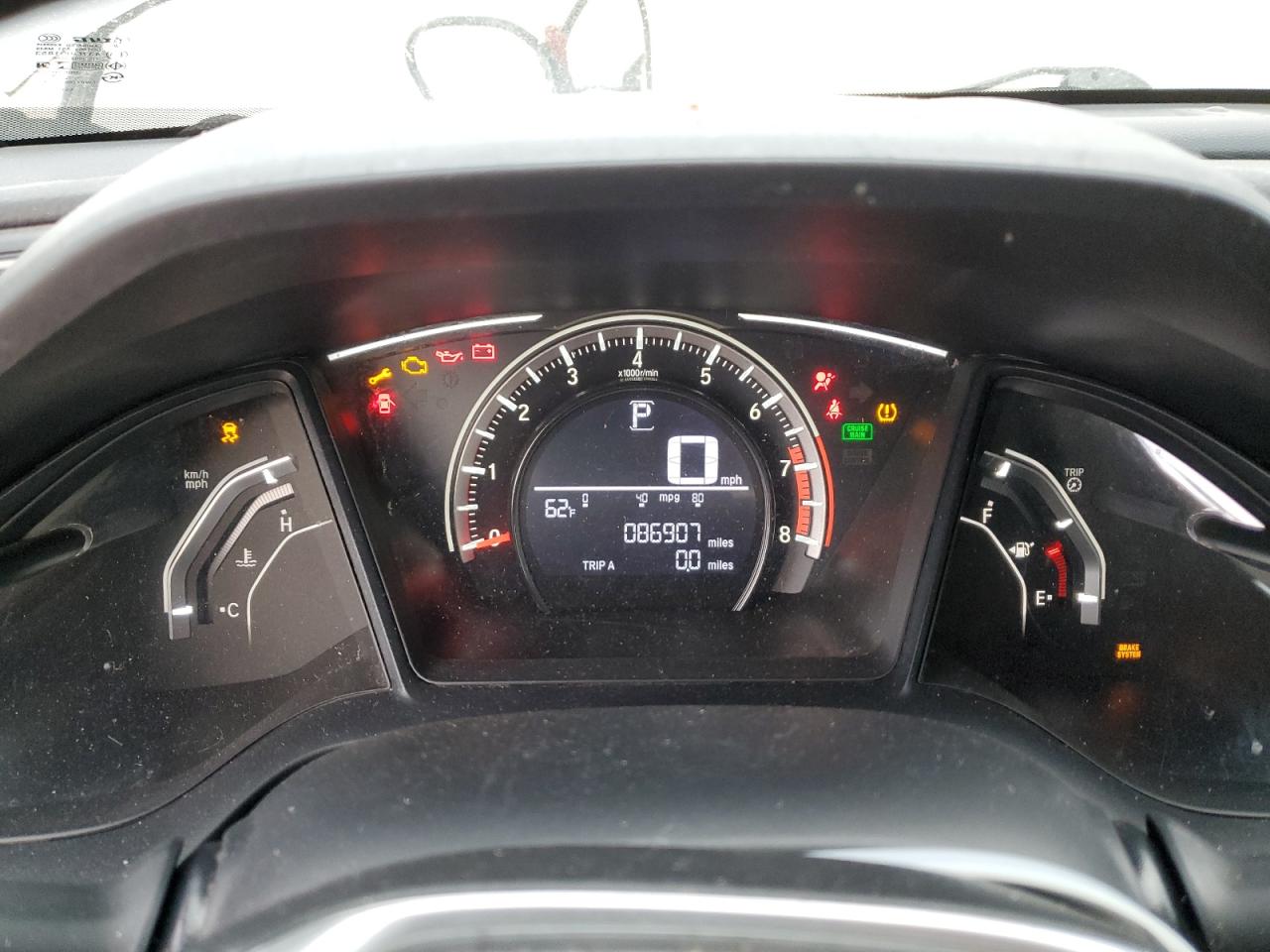 2018 Honda Civic VIN 19XFC2F52JE011610 Copart auction photo, front end / minor dent/scratches damage thumbnail 9