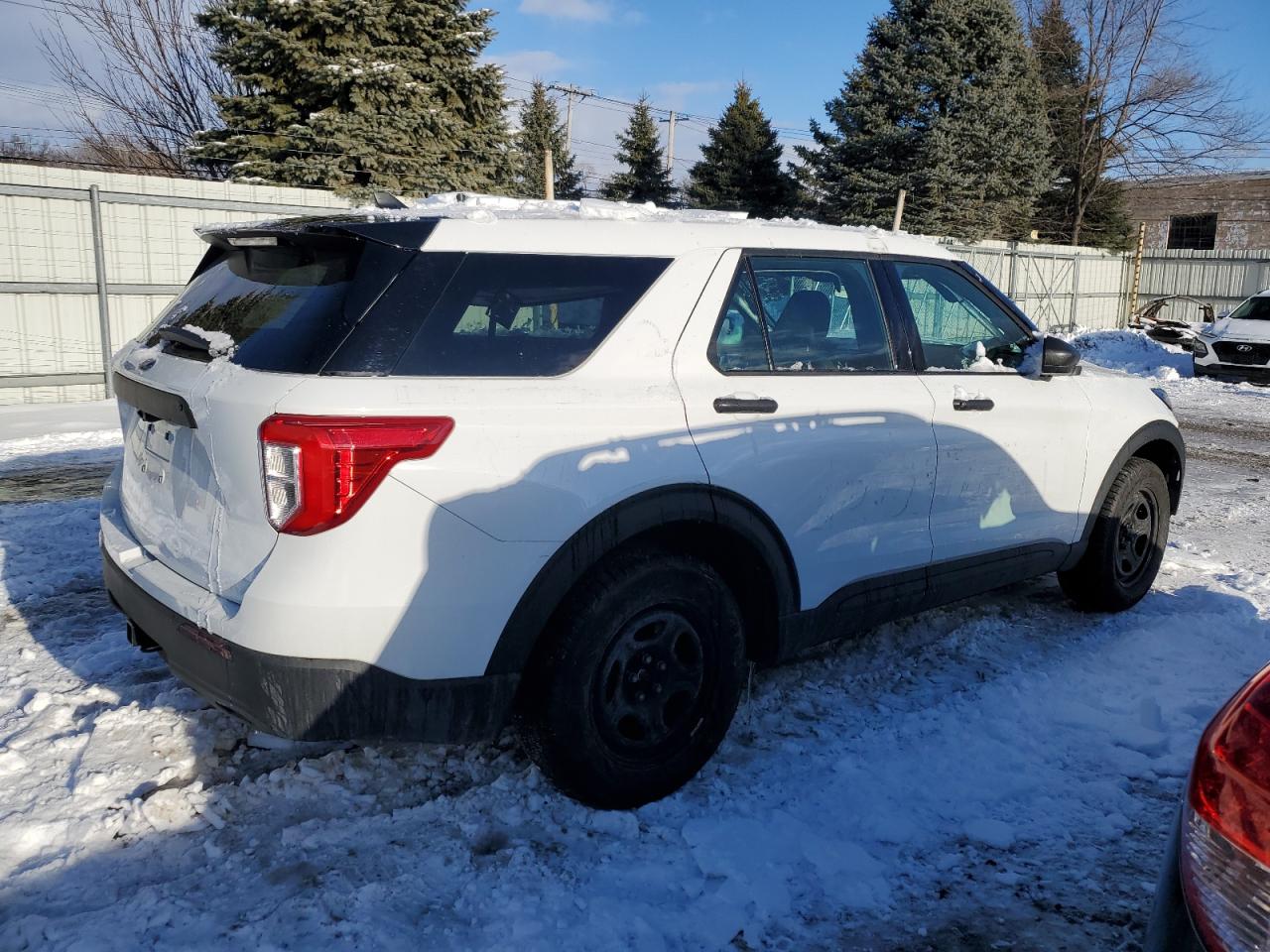 2021 Ford Explorer VIN 1FM5K8AB5MGB72094 Copart auction photo, front end damage thumbnail 3