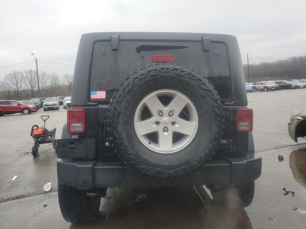2017 Jeep Wrangler VIN 1C4BJWDG9HL716292 Copart auction photo, front end damage thumbnail 6