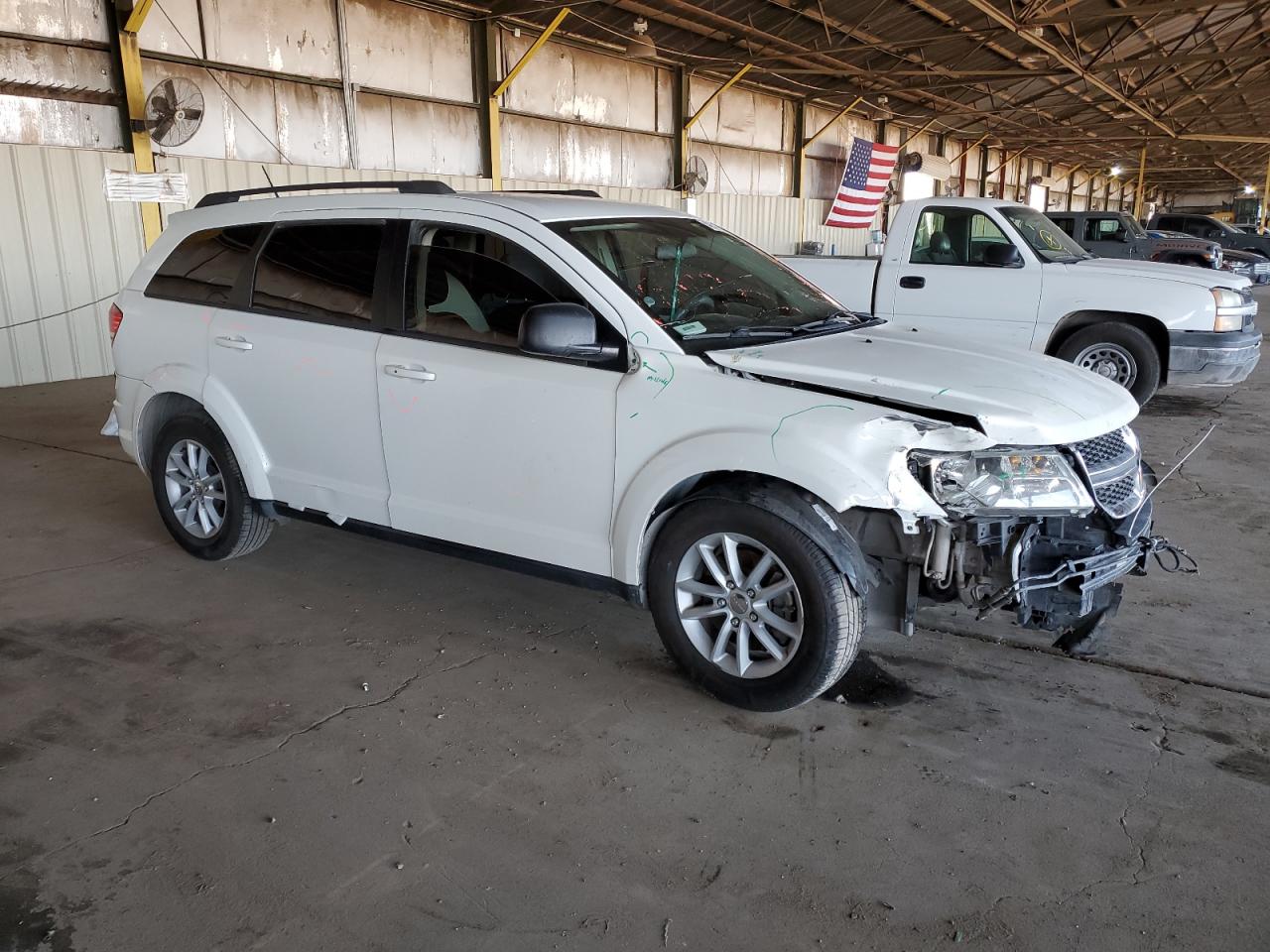 2016 Dodge Journey VIN 3C4PDCAB6GT222883 Copart auction photo, front end / minor dent/scratches damage thumbnail 4