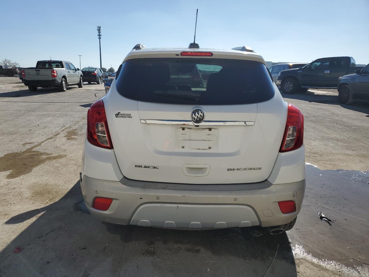 2016 Buick Encore VIN KL4CJDSB5GB594206 Copart auction photo, undercarriage / rear end damage thumbnail 6