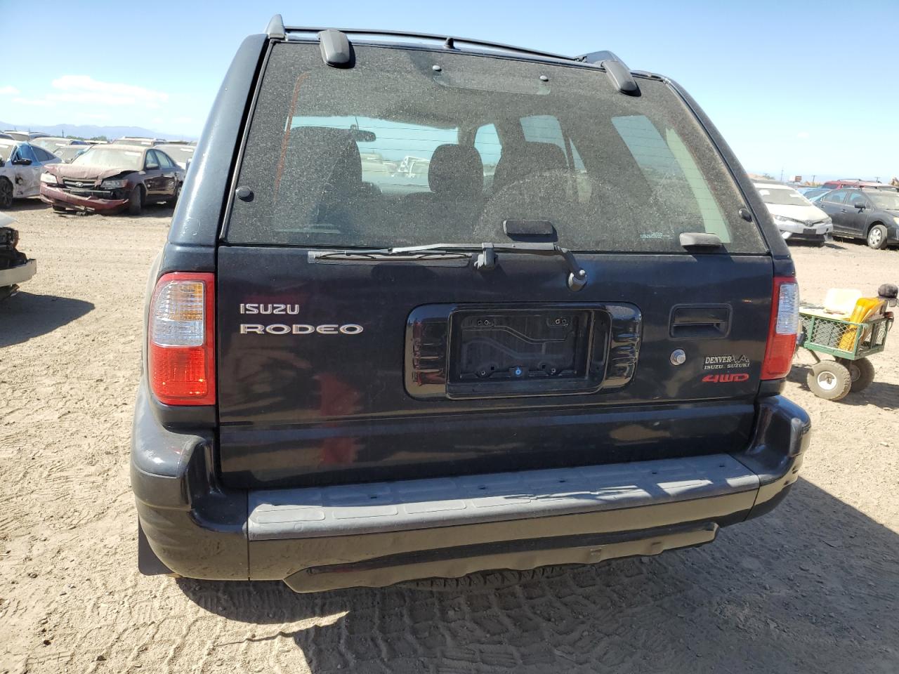 2001 Isuzu Rodeo VIN 4S2DM58W914354772 Copart auction photo, front end damage thumbnail 6