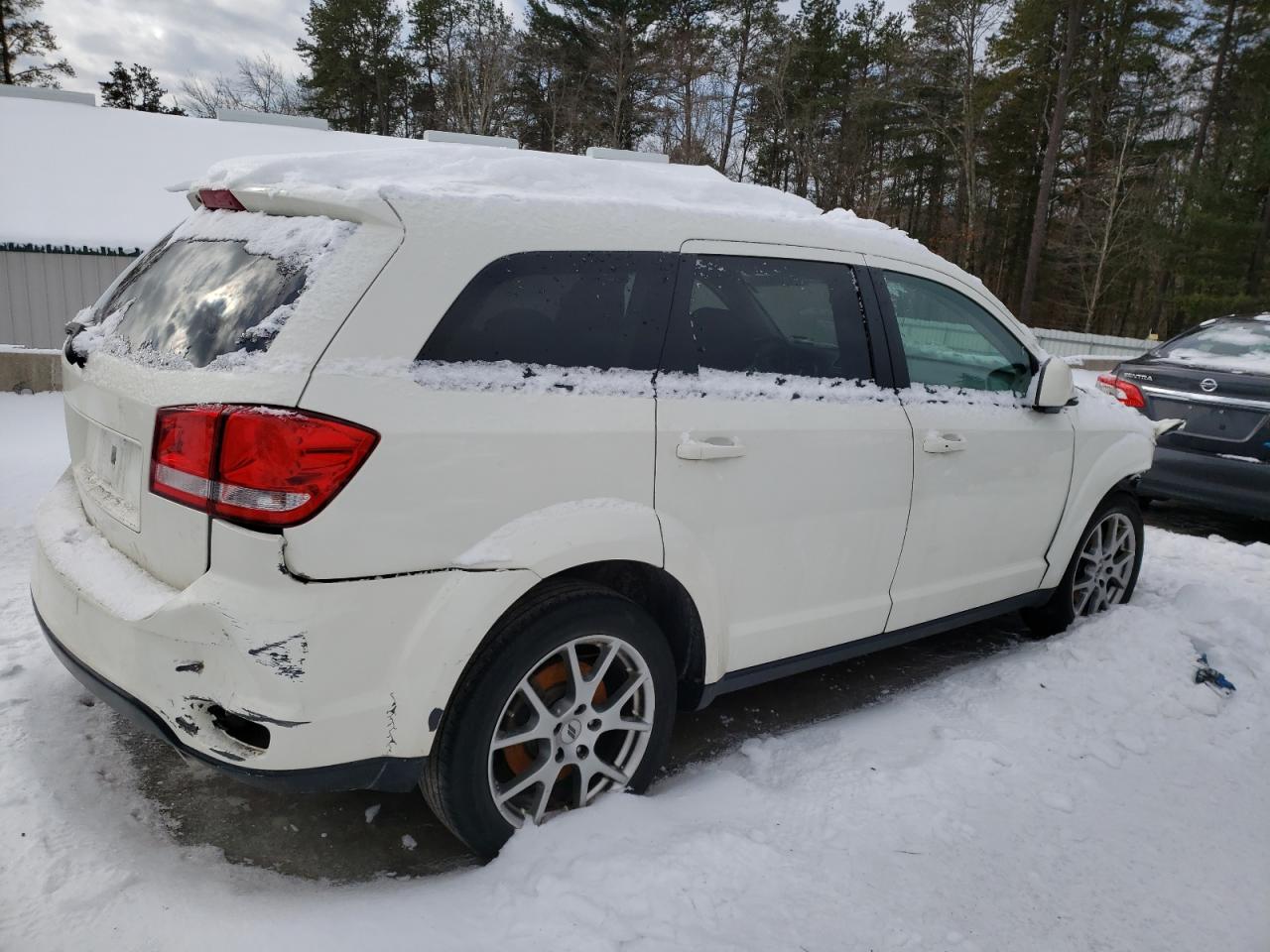 2018 Dodge Journey VIN 3C4PDCEG6JT523585 Copart auction photo, front end / rear end damage thumbnail 3