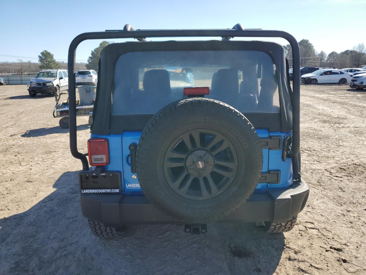 2016 Jeep Wrangler VIN 1C4AJWAG9GL272040 Copart auction photo, front end / side damage thumbnail 6