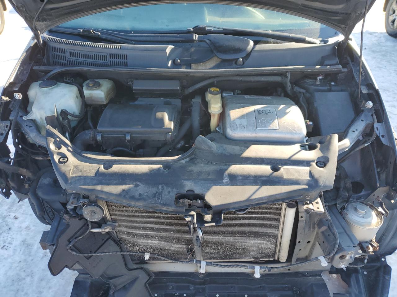2008 Toyota Prius VIN JTDKB20U183449859 Copart auction photo, front end / rear end damage thumbnail 11