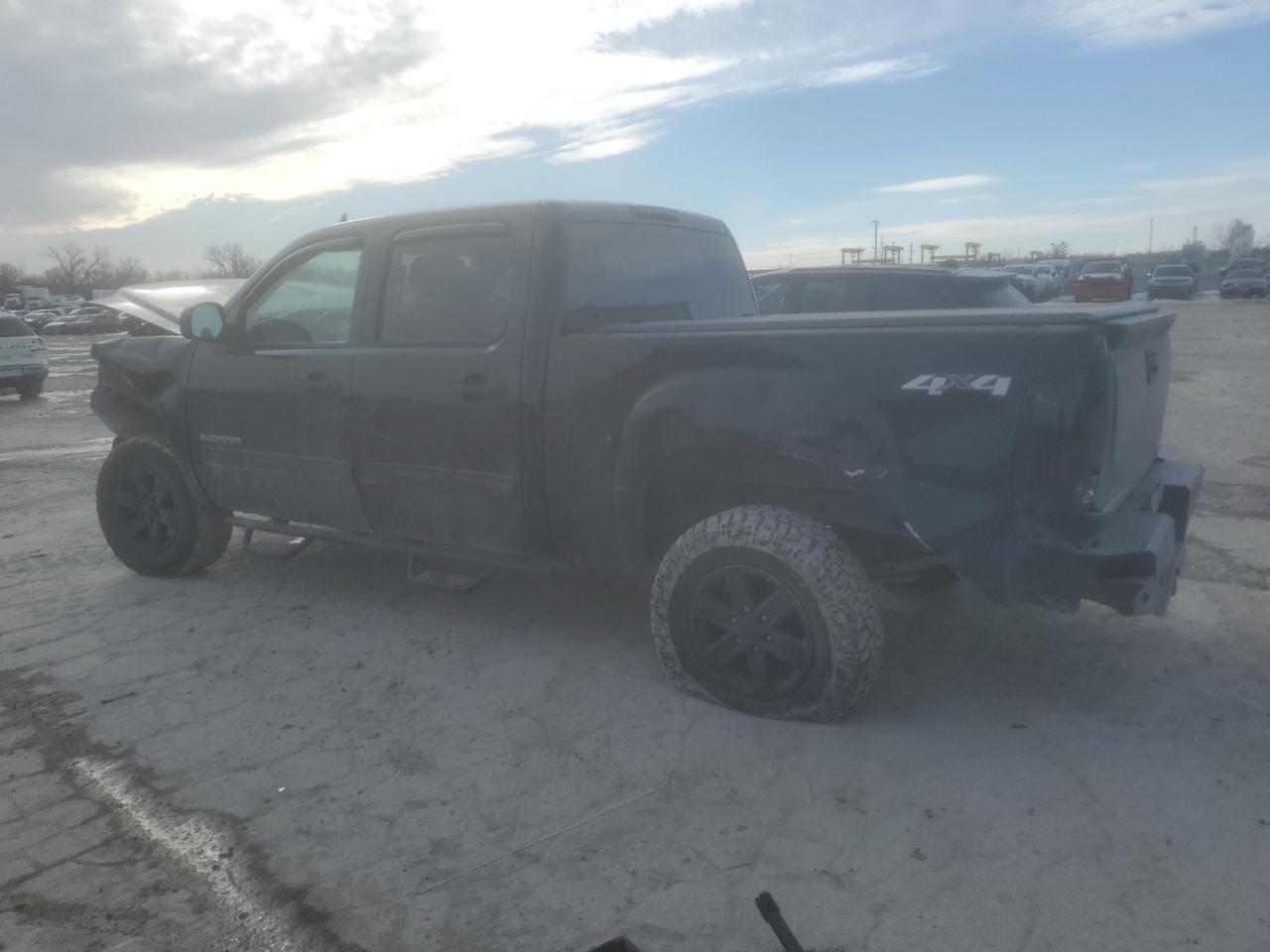 2013 GMC Sierra VIN 3GTP2VE73DG291316 Copart auction photo, front end / rear end damage thumbnail 2
