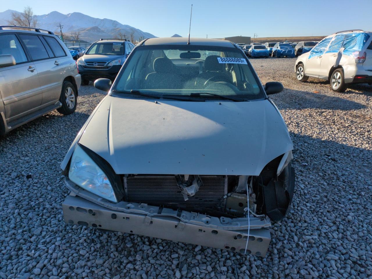 2007 Ford Focus VIN 1FAFP34N27W289960 Copart auction photo, front end damage thumbnail 5