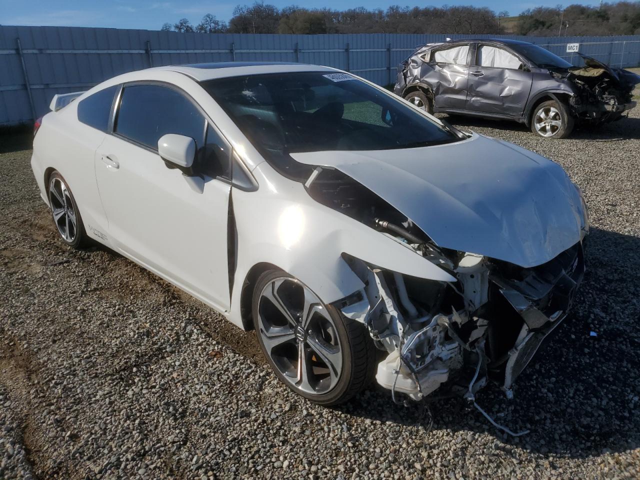 2015 Honda Civic VIN 2HGFG4A55FH704465 Copart auction photo, front end damage thumbnail 4