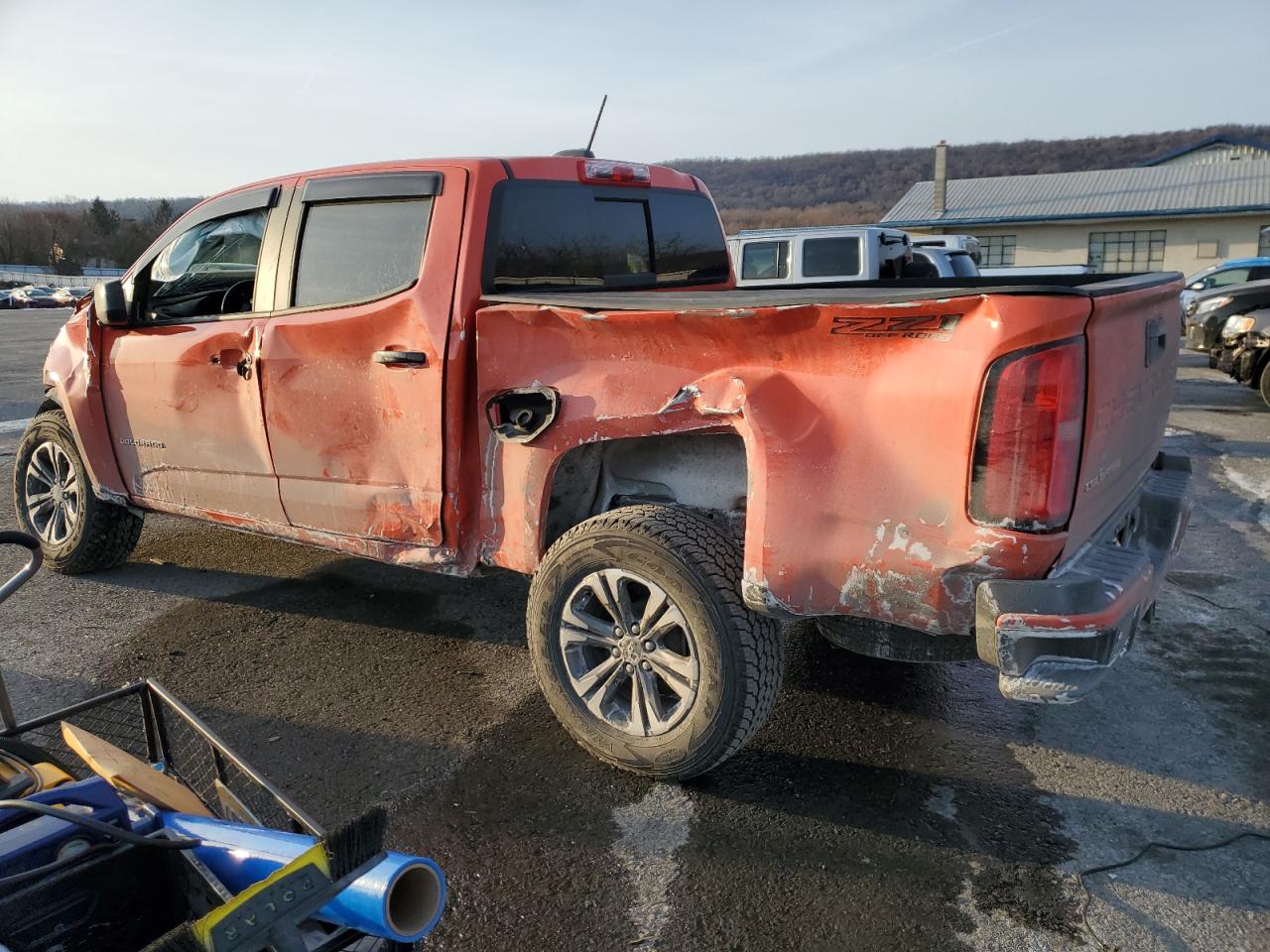 2022 Chevrolet Colorado VIN 1GCGTDEN3N1115114 Copart auction photo, all over damage thumbnail 2