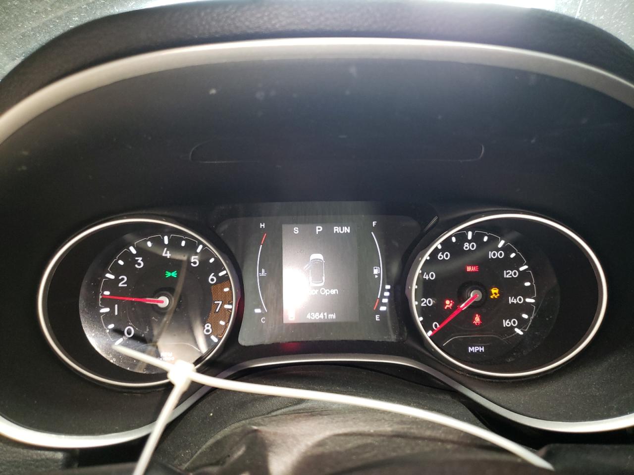 2019 Jeep Compass VIN 3C4NJDBB7KT786653 Copart auction photo, side / rear end damage thumbnail 9