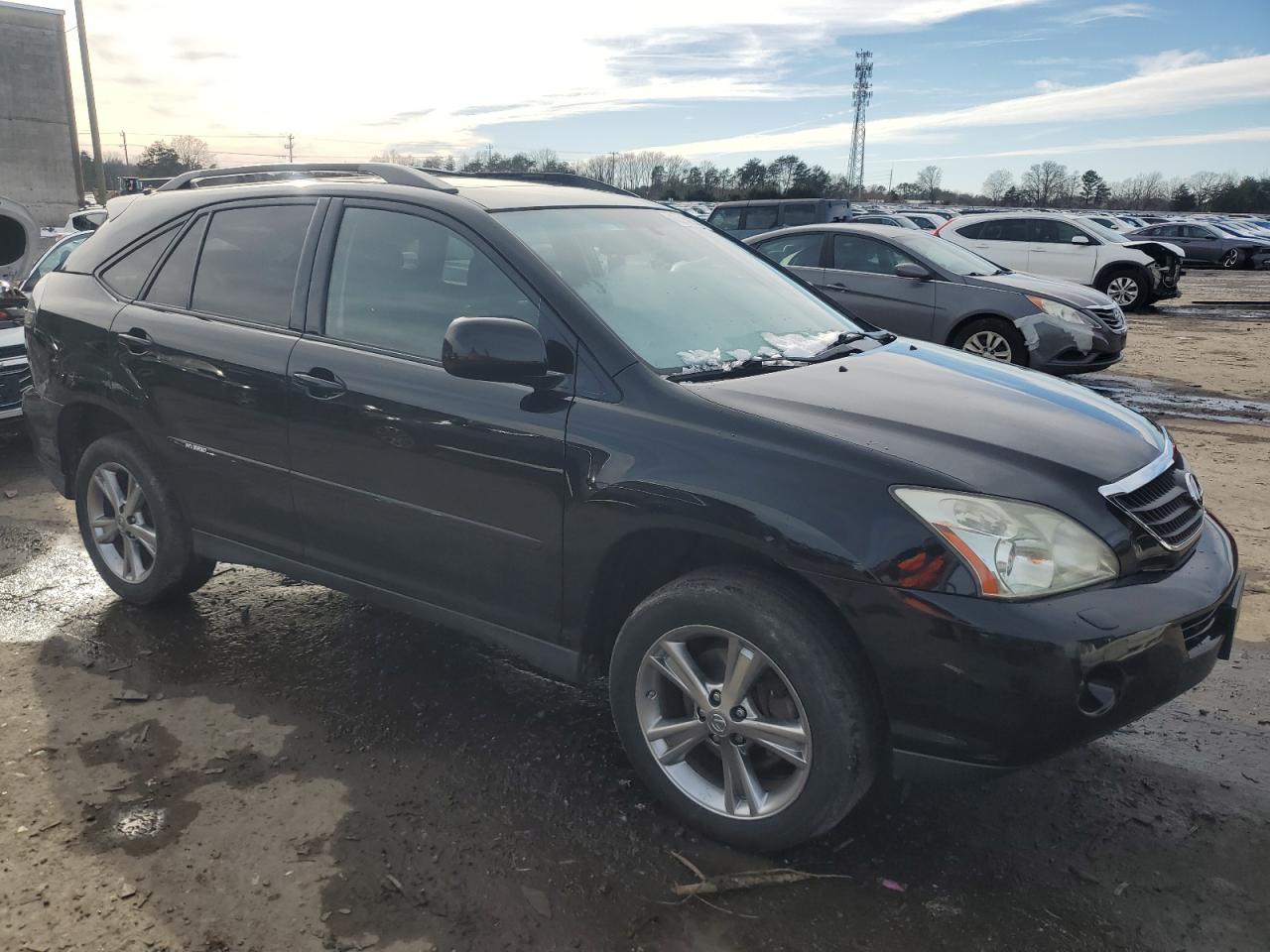 2007 Lexus RX VIN JTJHW31U972016021 Copart auction photo, side / minor dent/scratches damage thumbnail 4