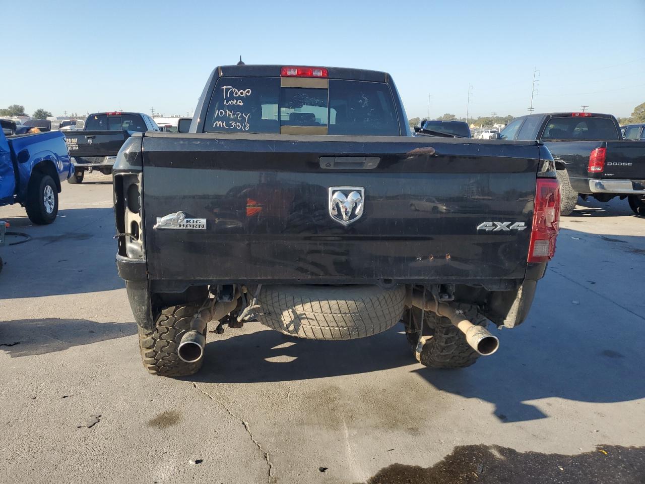 2017 RAM 1500 VIN 1C6RR7GT3HS823048 Copart auction photo, rear end damage thumbnail 6