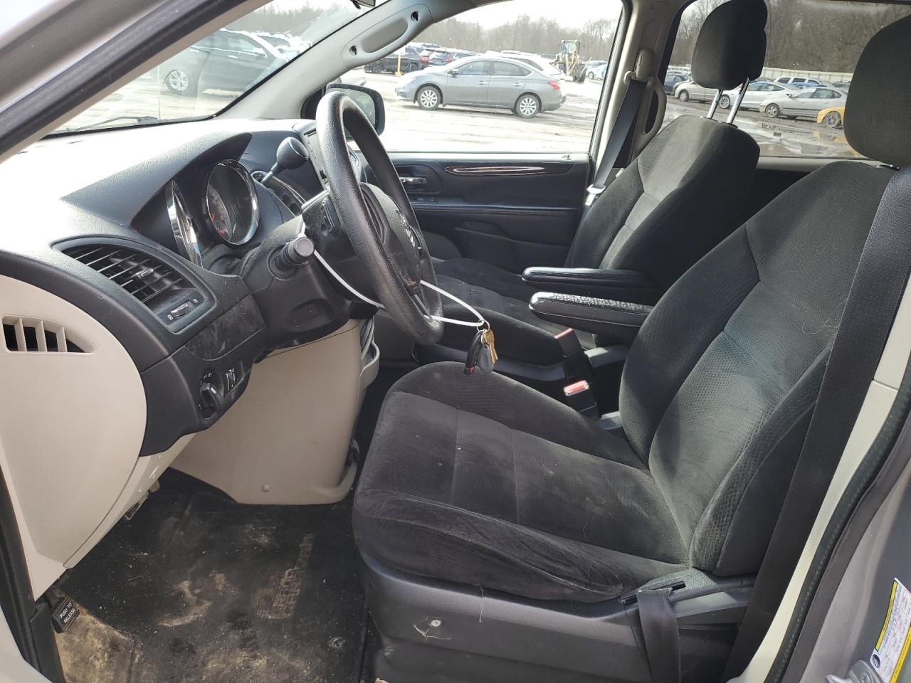 2014 Dodge Caravan VIN 2C4RDGBG1ER393342 Copart auction photo, front end damage thumbnail 7