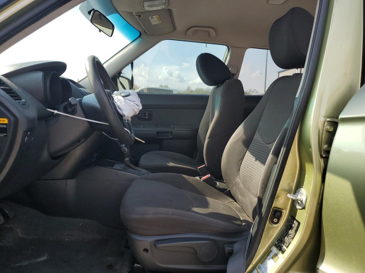 2012 KIA Soul VIN KNDJT2A50C7392099 Copart auction photo, front end damage thumbnail 7