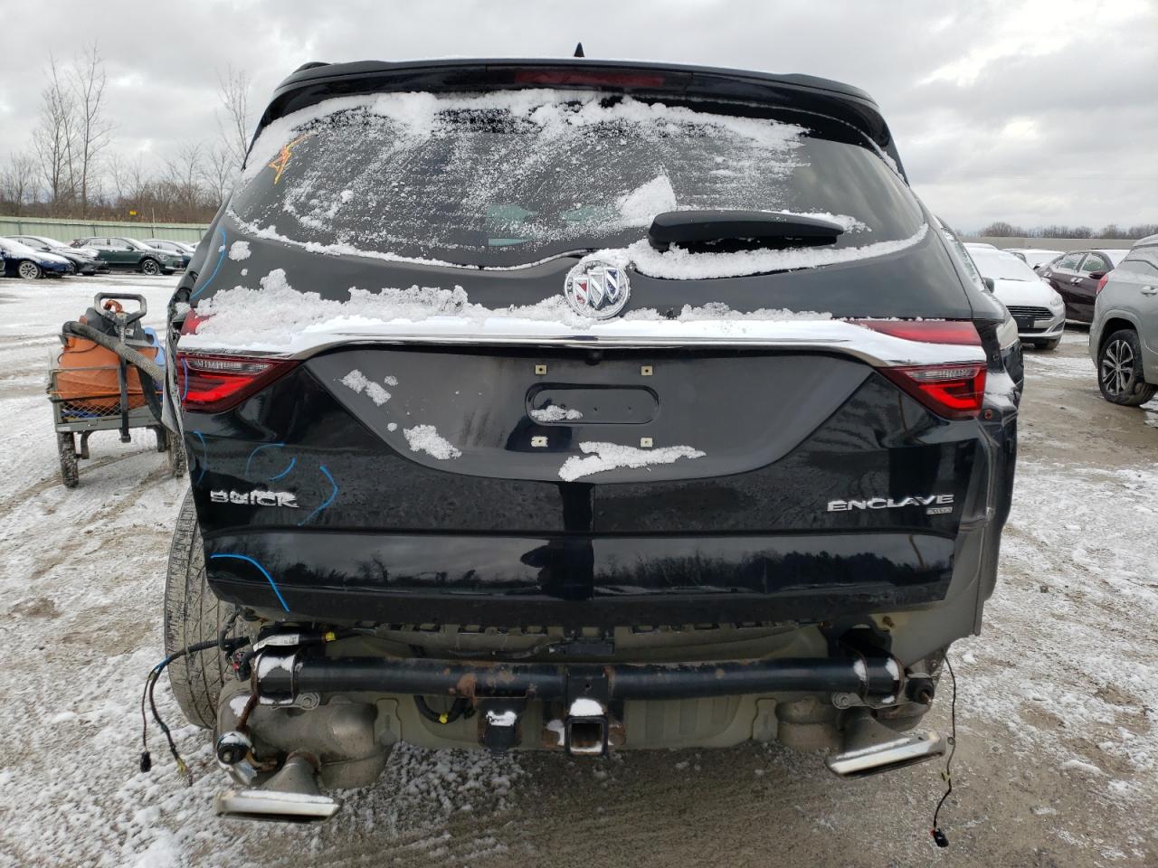 2018 Buick Enclave VIN 5GAEVBKW7JJ125434 Copart auction photo, rear end / side damage thumbnail 6