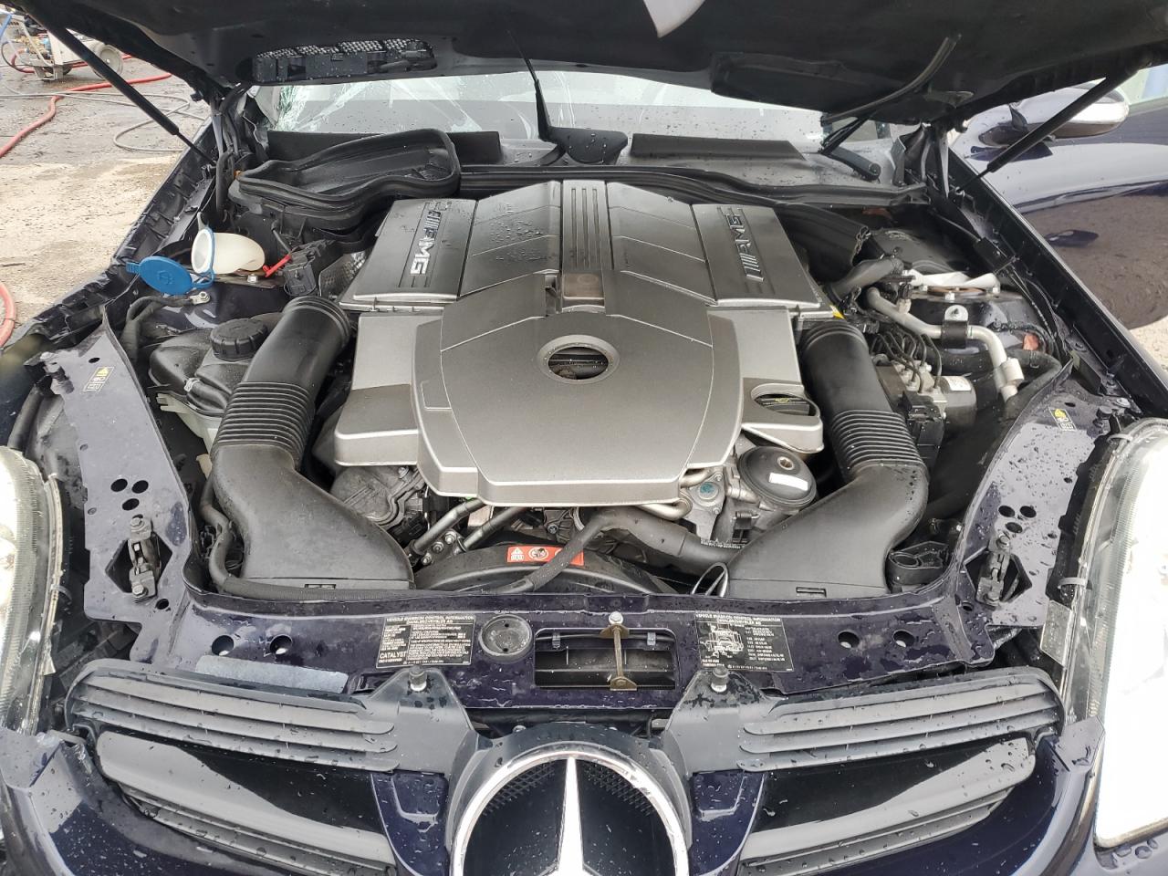2007 Mercedes-Benz SLK-klasse VIN WDBWK73FX7F144982 Copart auction photo, front end / side damage thumbnail 11