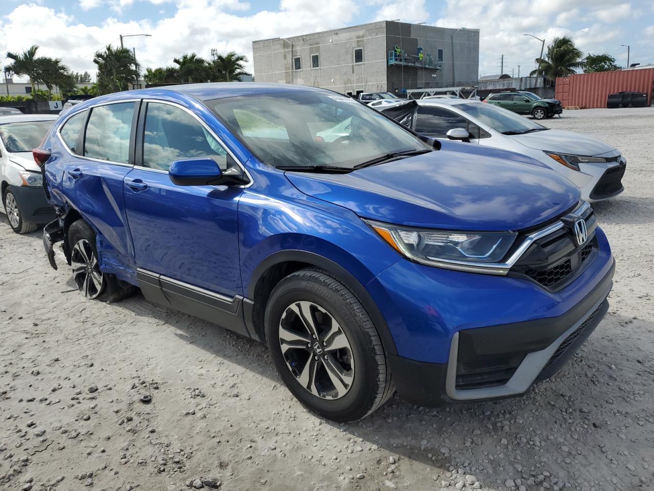 2022 Honda CR-V VIN 7FARW1H78NE000709 Copart auction photo, side / rear end damage thumbnail 4