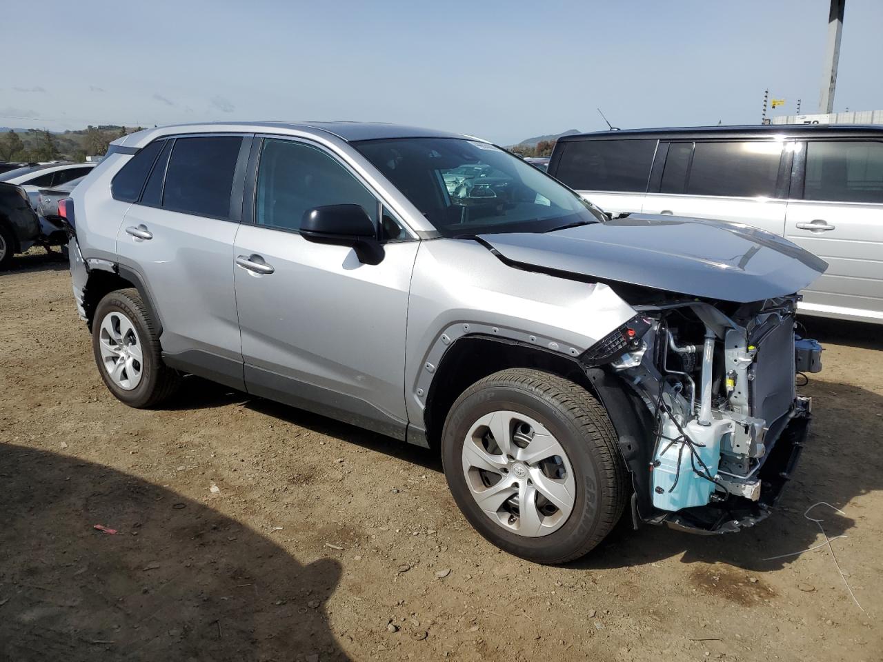 2024 Toyota RAV 4 VIN 2T3H1RFV1RC295059 Copart auction photo, front end / rear end damage thumbnail 4